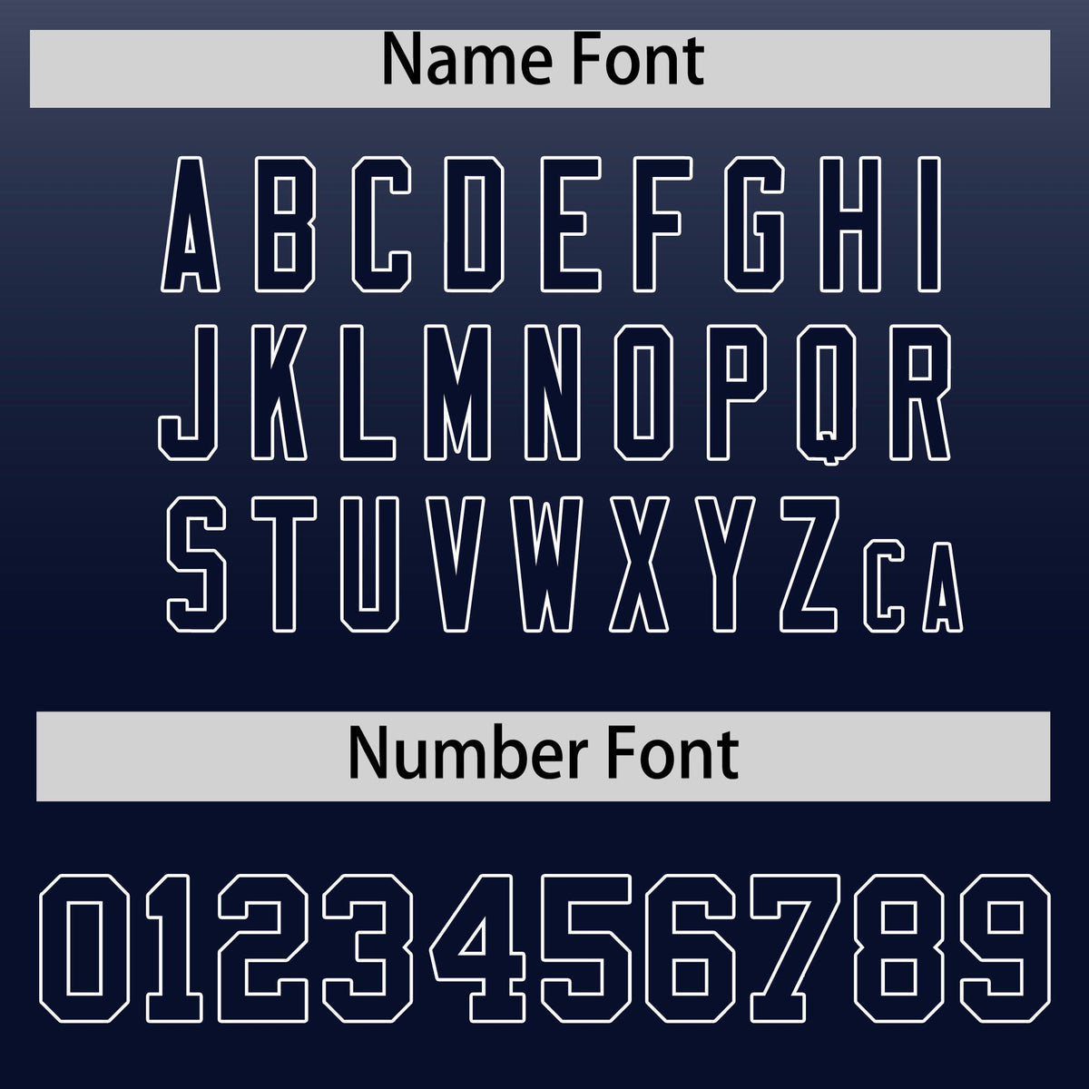 Custom Navy White Full-Snap Varsity Personalization Gradient Fashion Letterman Jacket