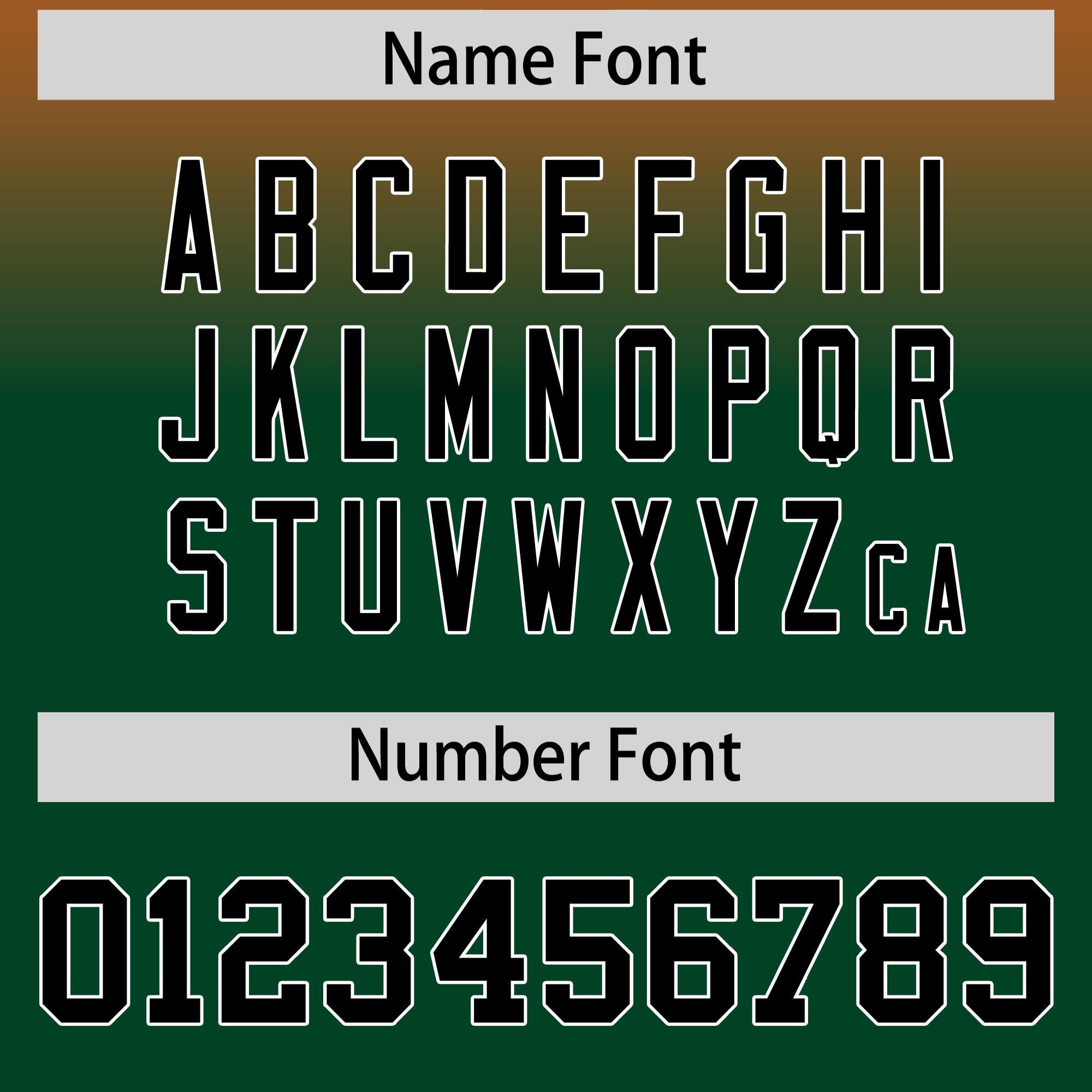 Custom Orange Green Full-Snap Varsity Personalization Gradient Fashion Letterman Jacket