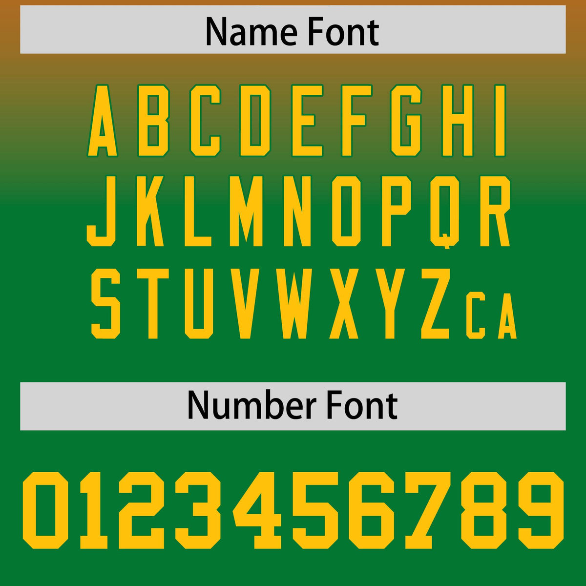 Custom Kelly Green Orange Full-Snap Varsity Personalization Gradient Fashion Letterman Jacket