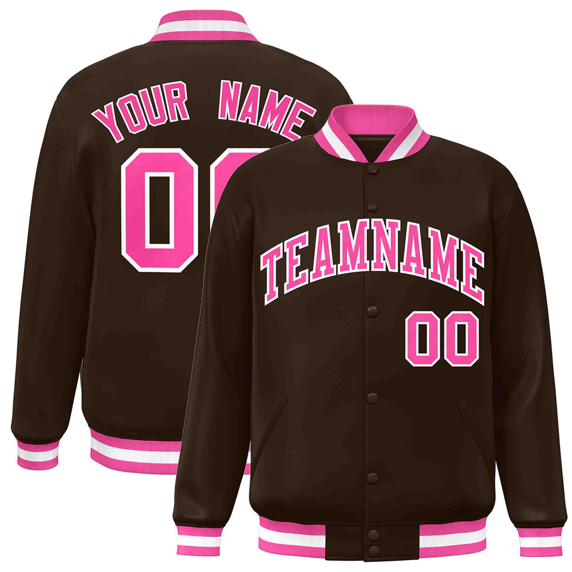 Custom White Black-Gray Classic Style Varsity Full-Snap Letterman Jacket | KXKSHOP