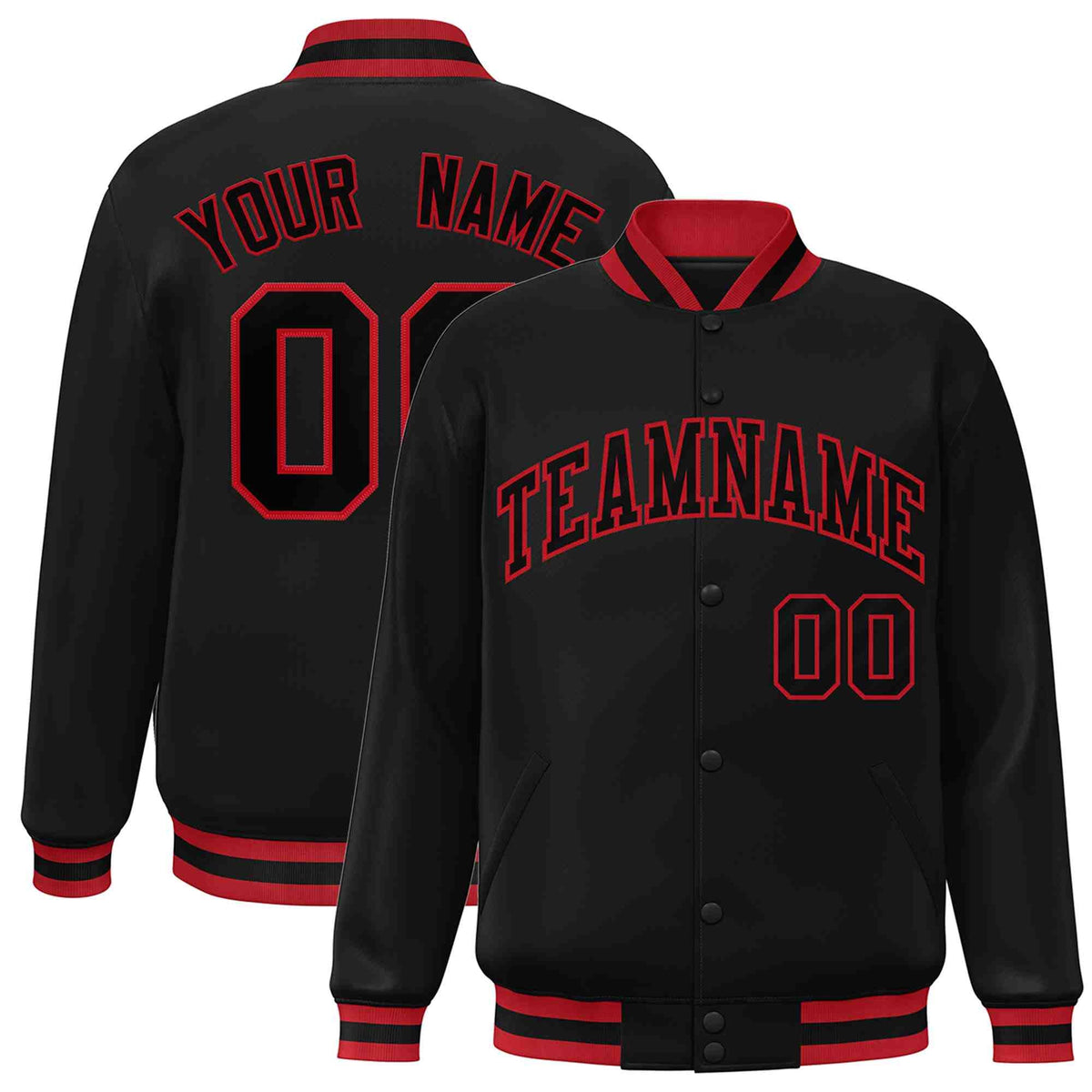 Custom White Black-Gray Classic Style Varsity Full-Snap Letterman Jacket | KXKSHOP