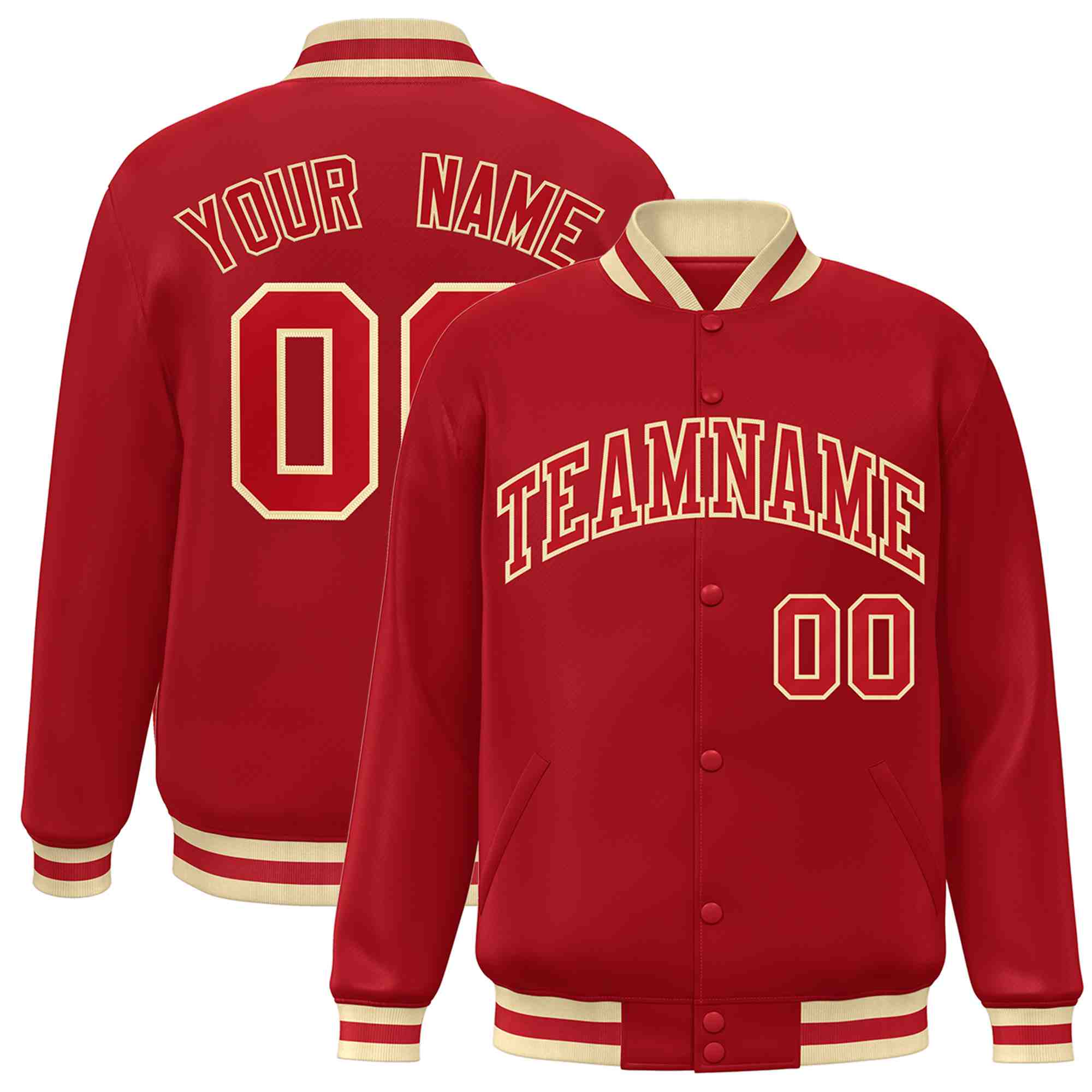 Custom White Black-Gray Classic Style Varsity Full-Snap Letterman Jacket | KXKSHOP