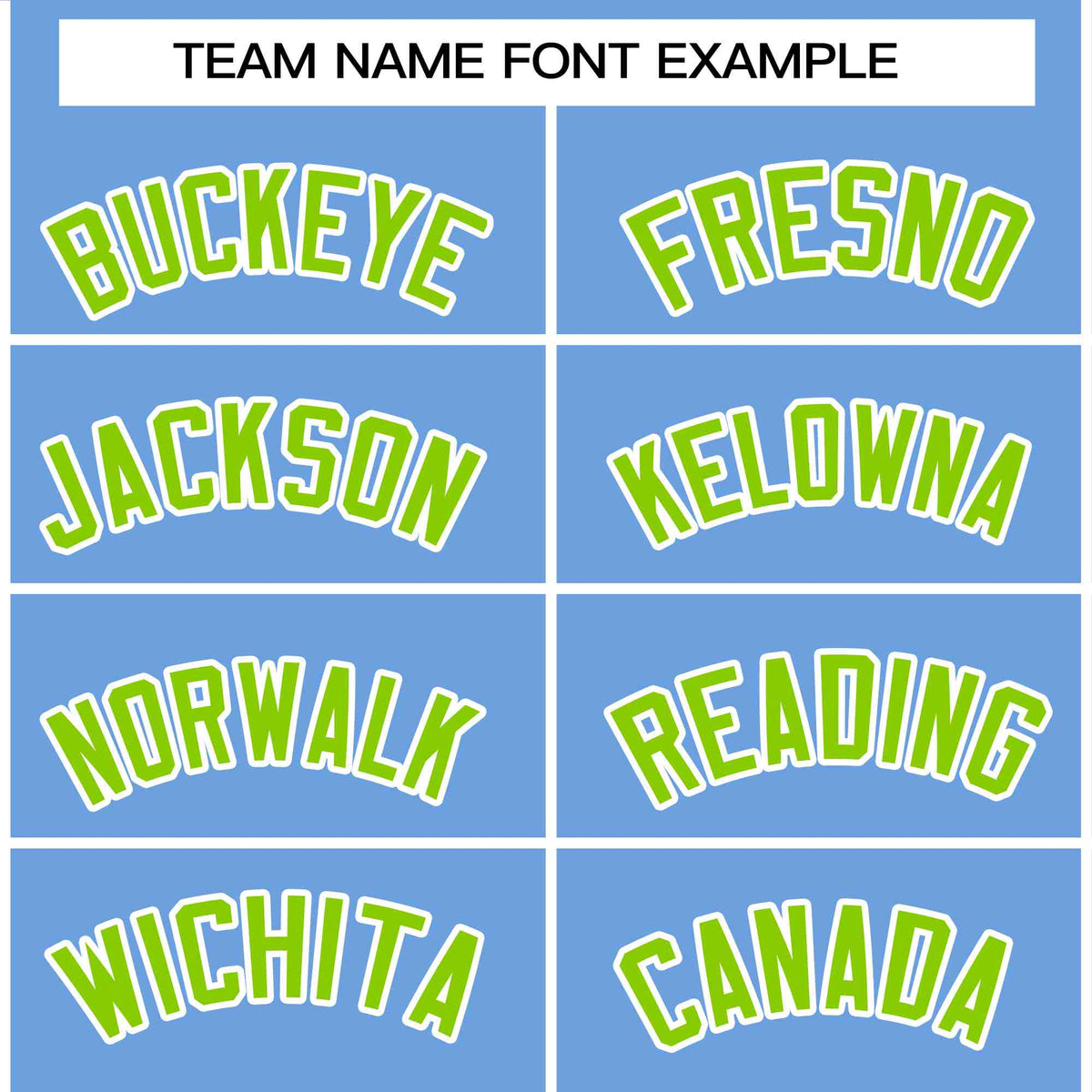 Custom Powder Blue Neon Green-White Classic Style Varsity Full-Snap Letterman Jacket