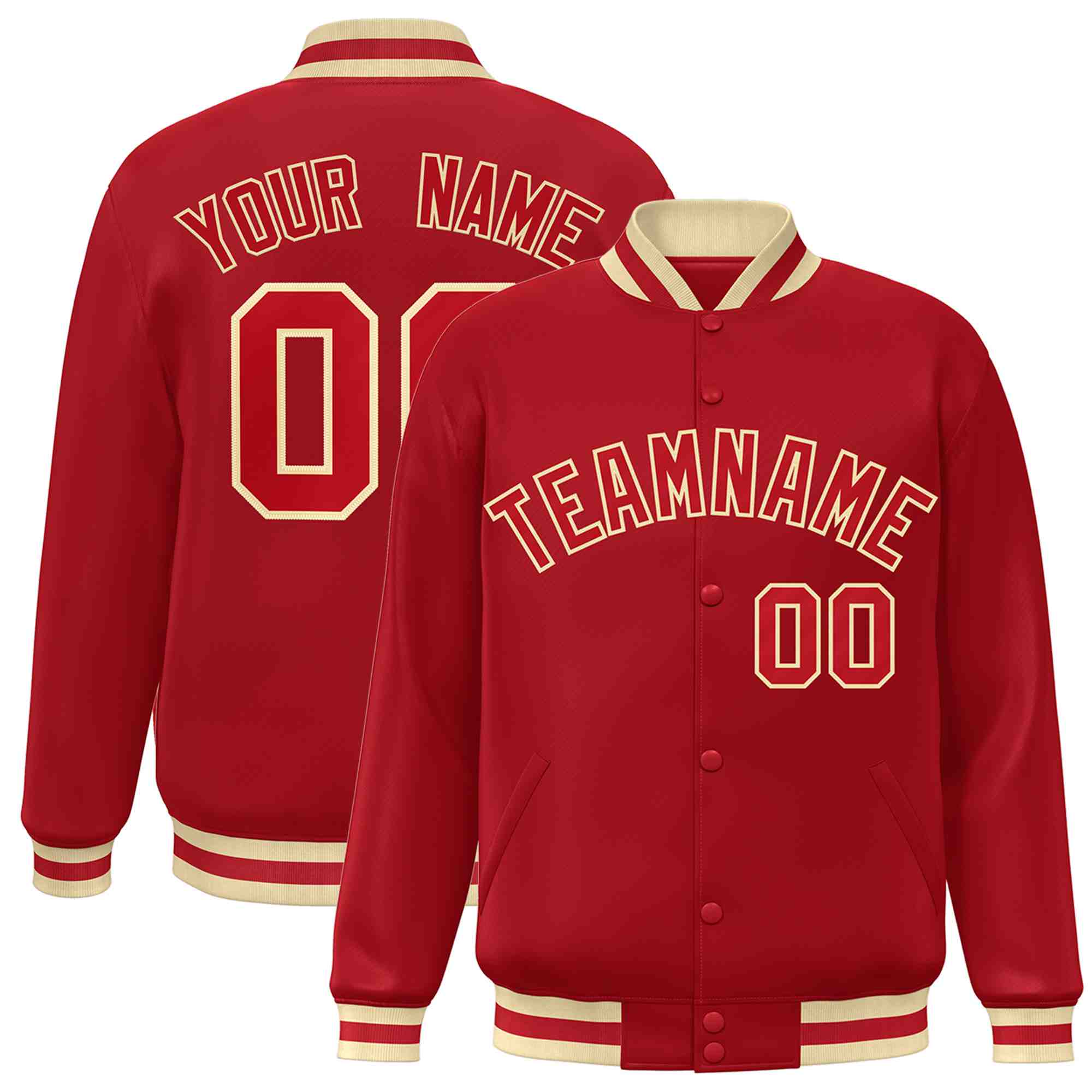 Custom White Black-Gray Classic Style Varsity Full-Snap Letterman Jacket | KXKSHOP