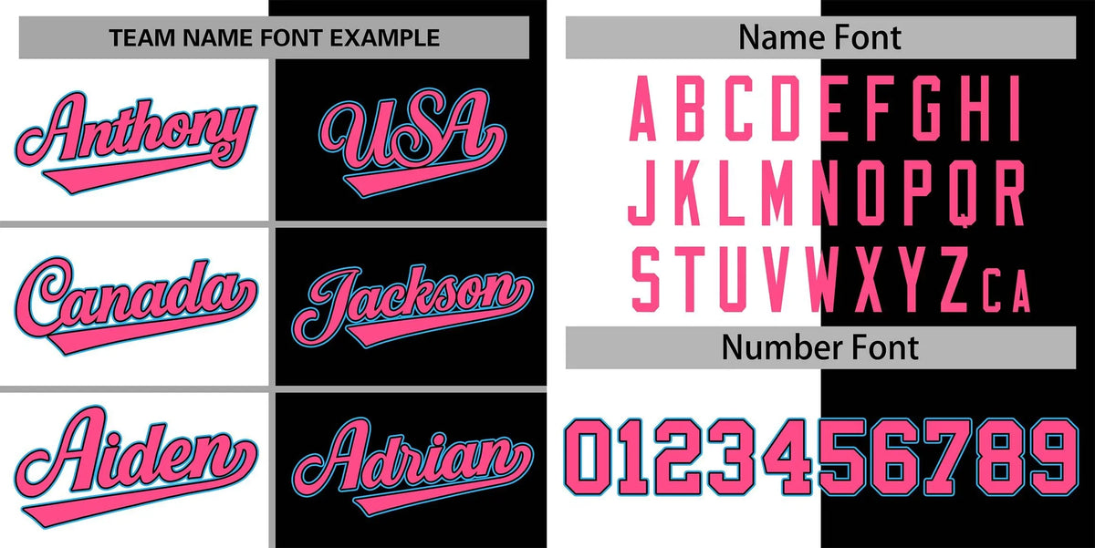 Custom Black White-Pink Letterman Two Tone Split Fashion Varsity Full-Snap Jacket