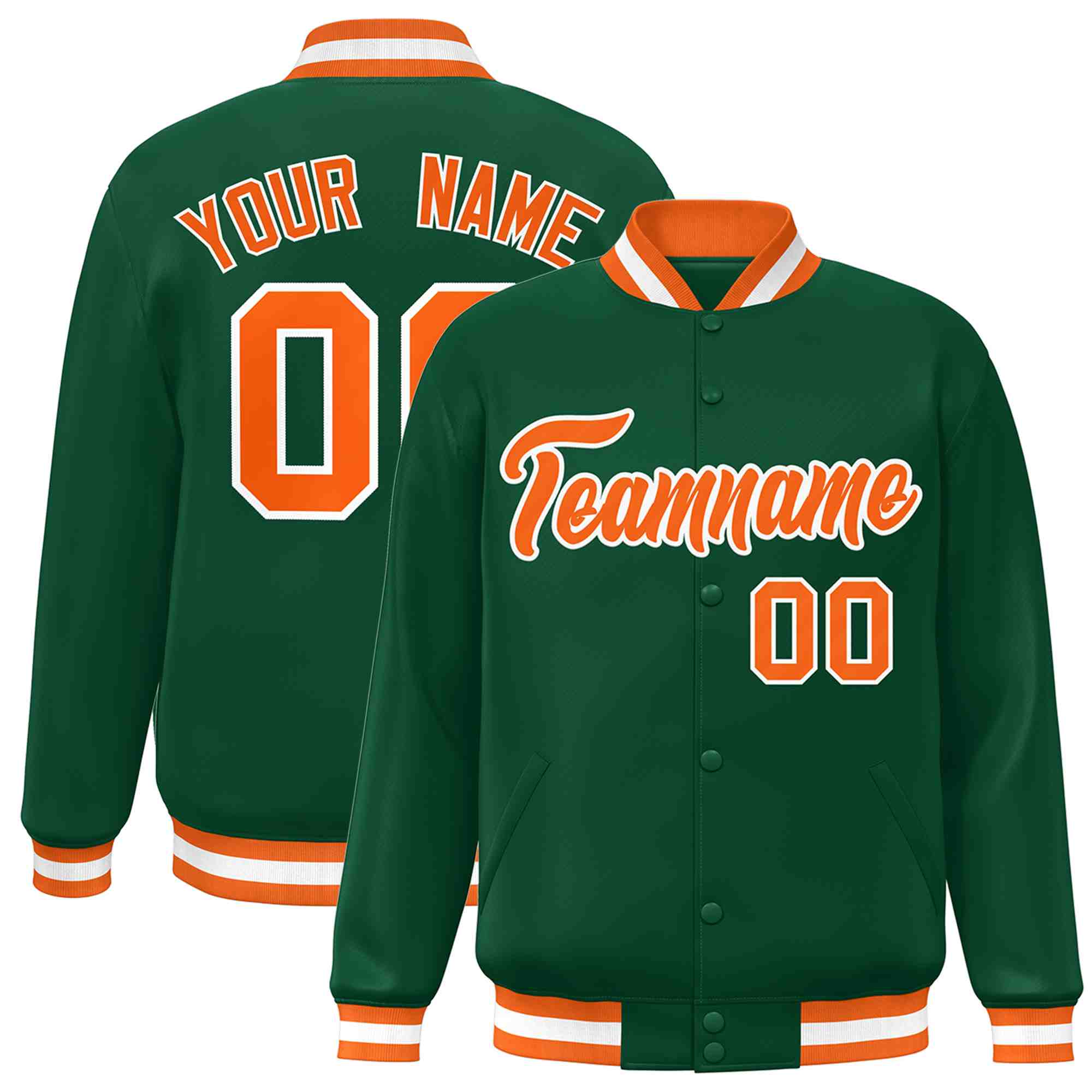 Custom White Black-Gray Classic Style Varsity Full-Snap Letterman Jacket | KXKSHOP
