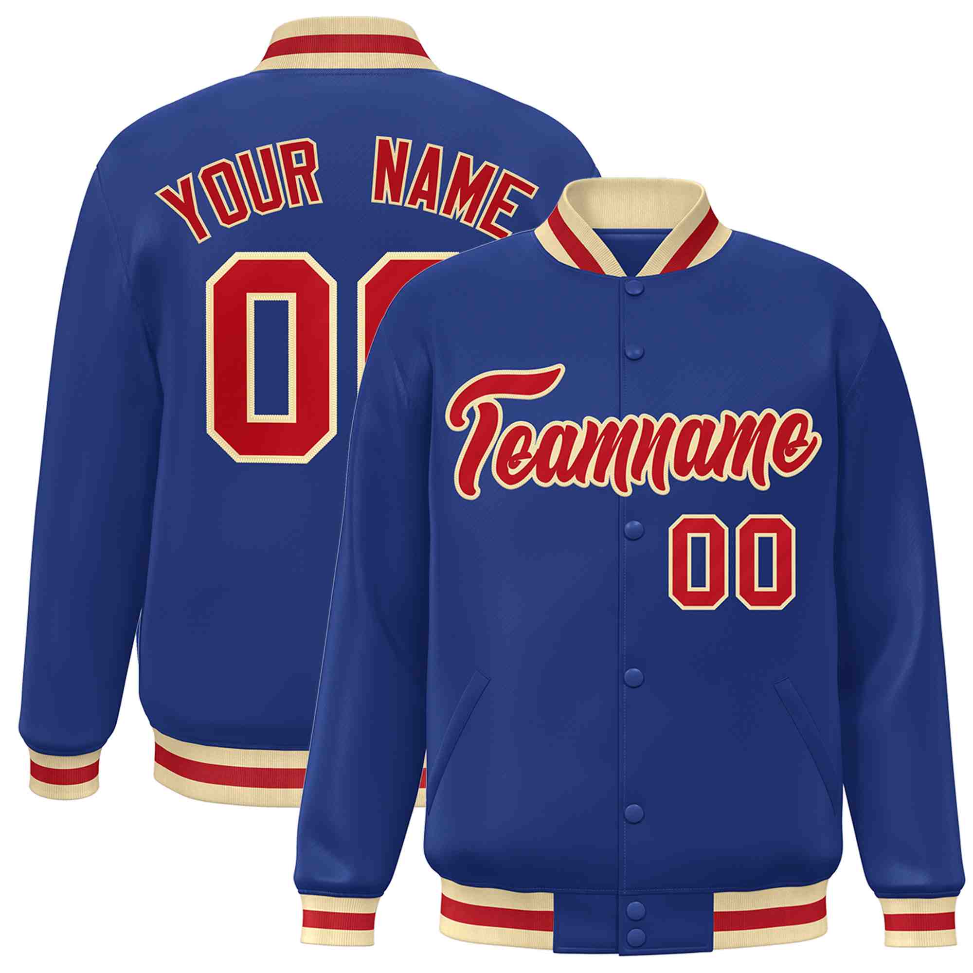 Custom White Black-Gray Classic Style Varsity Full-Snap Letterman Jacket | KXKSHOP