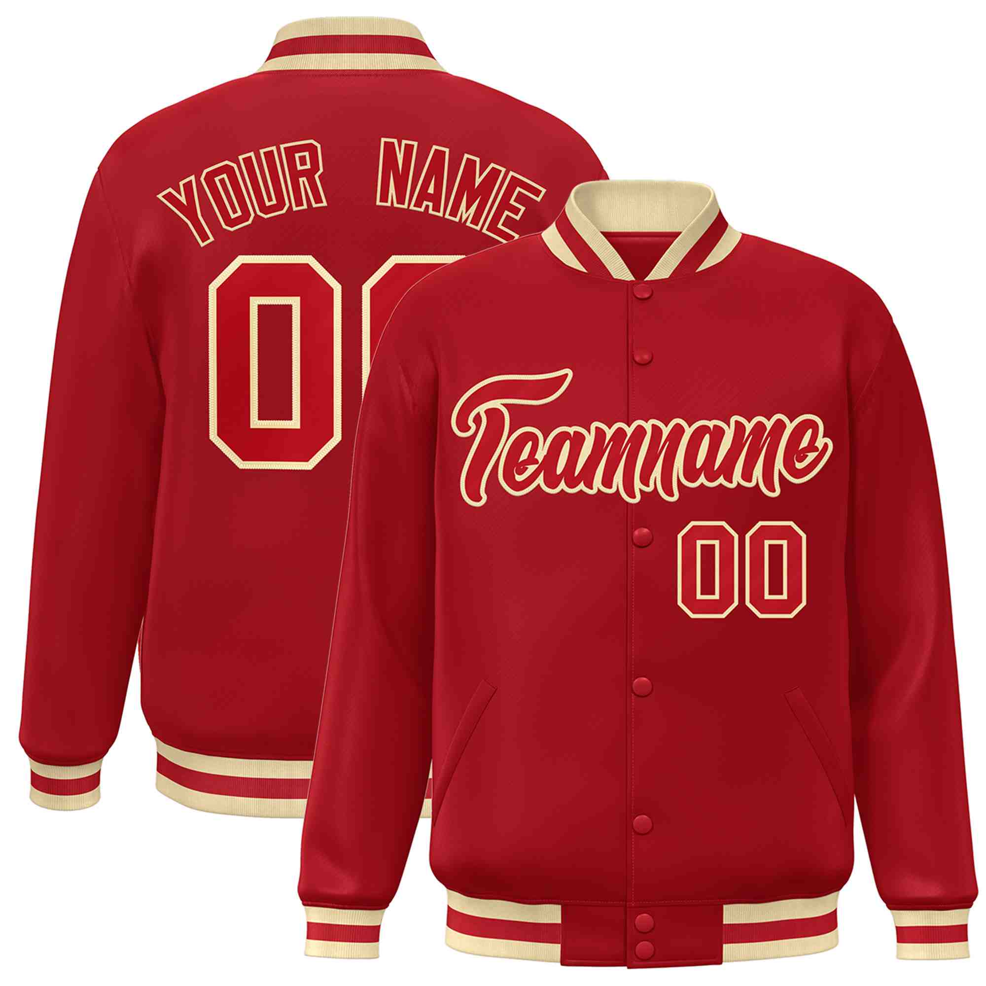 Custom White Black-Gray Classic Style Varsity Full-Snap Letterman Jacket | KXKSHOP