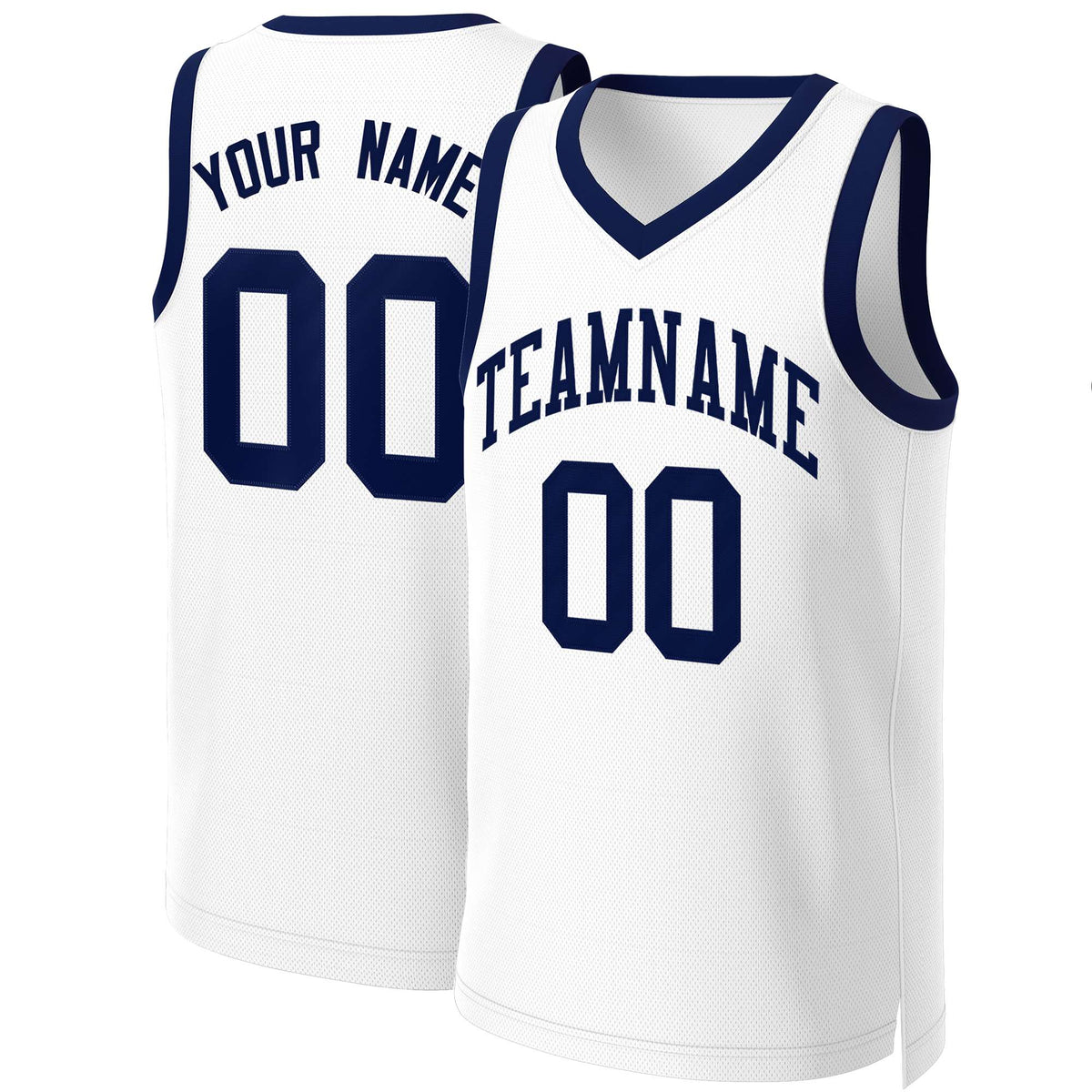 Custom White Red Classic Tops Basketball Jersey | KXKSHOP