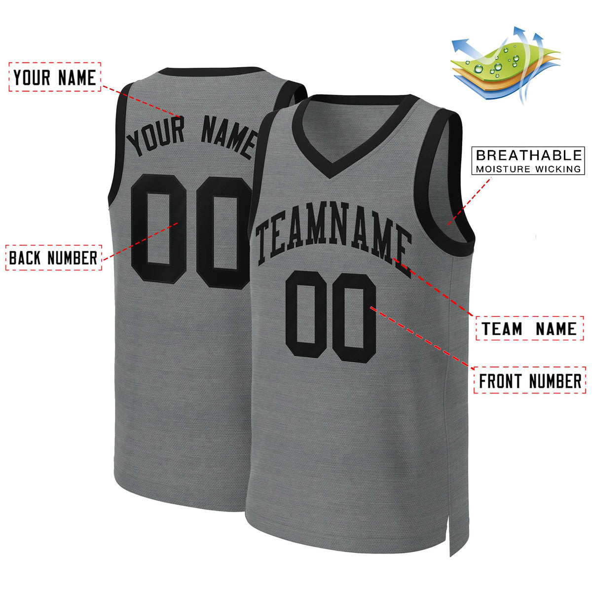 Custom White Red Classic Tops Basketball Jersey | KXKSHOP