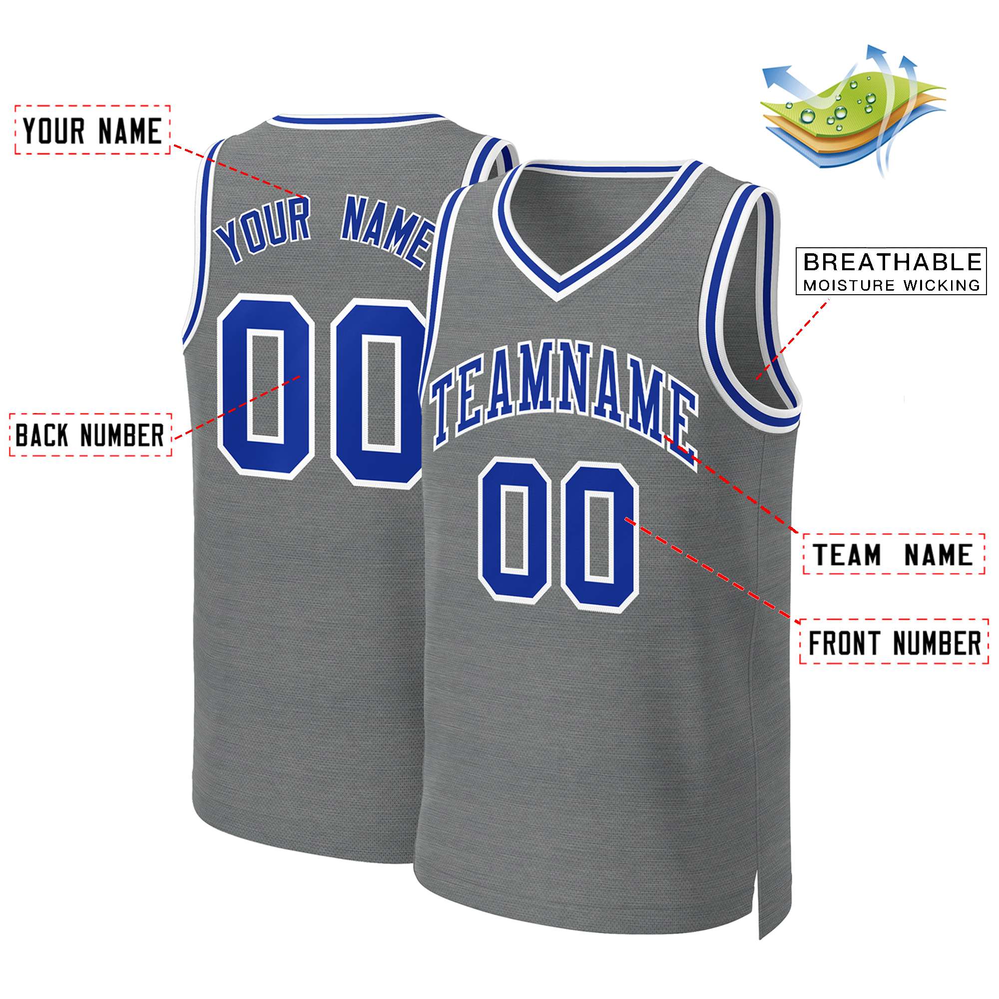 Custom White Red Classic Tops Basketball Jersey | KXKSHOP