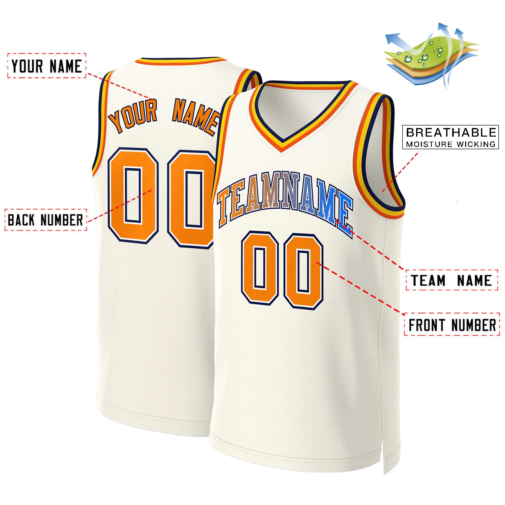 Custom White Red Classic Tops Basketball Jersey | KXKSHOP