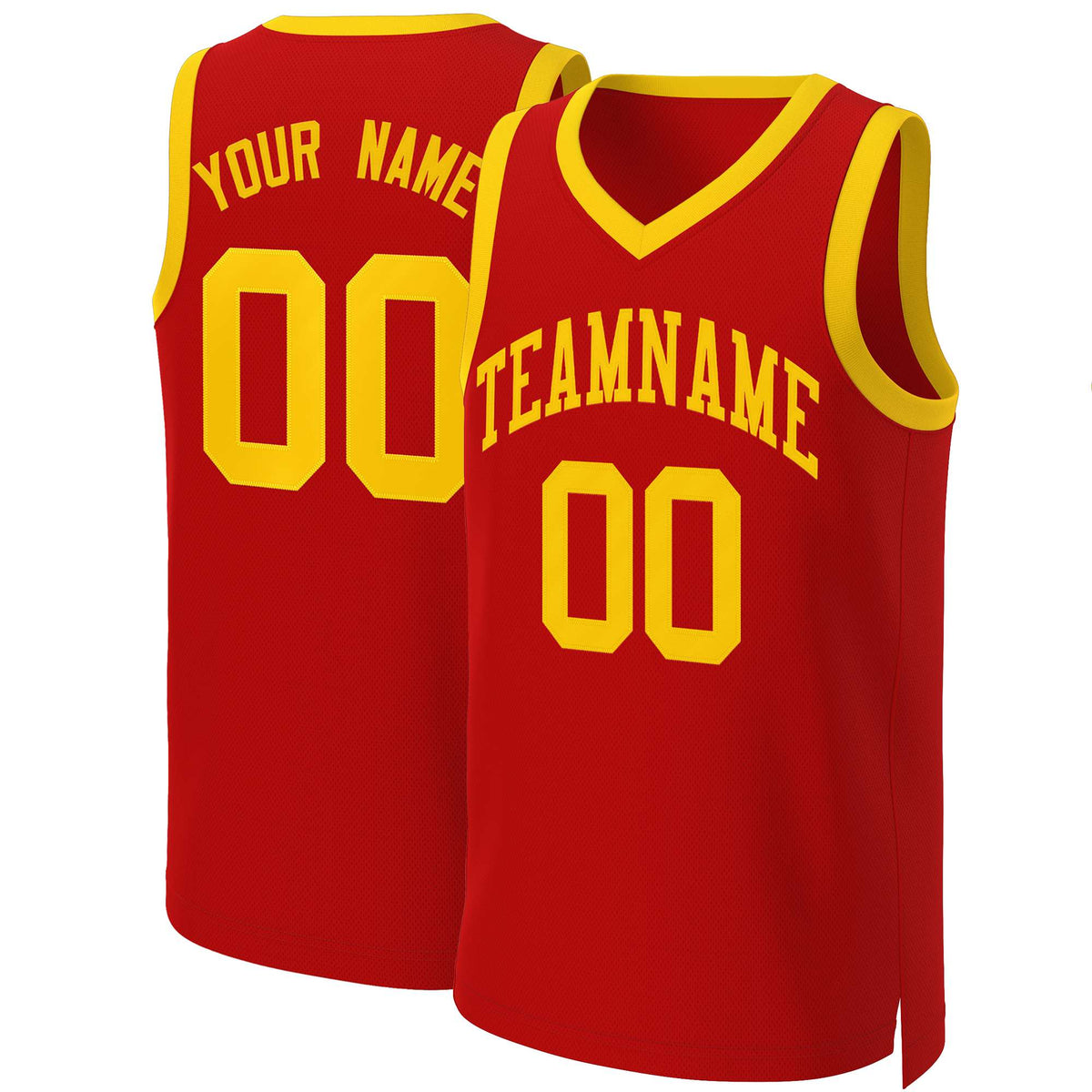 Custom White Red Classic Tops Basketball Jersey | KXKSHOP