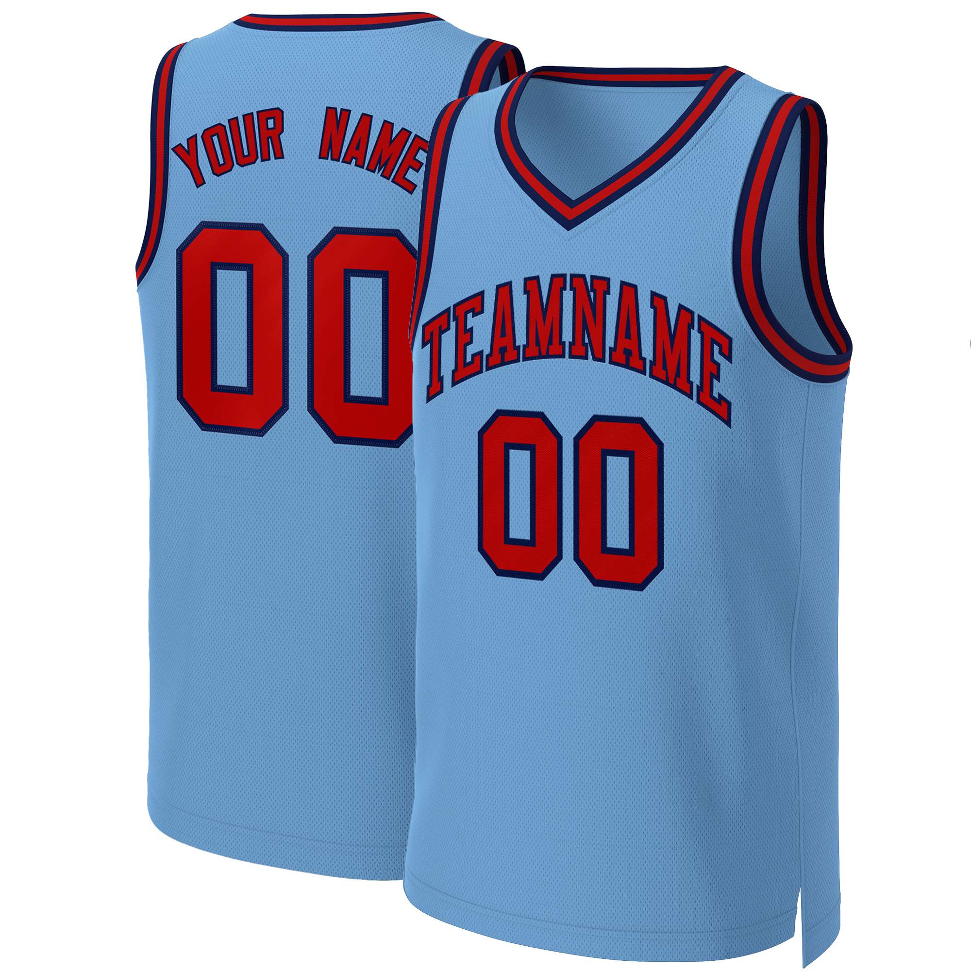 Custom White Red Classic Tops Basketball Jersey | KXKSHOP