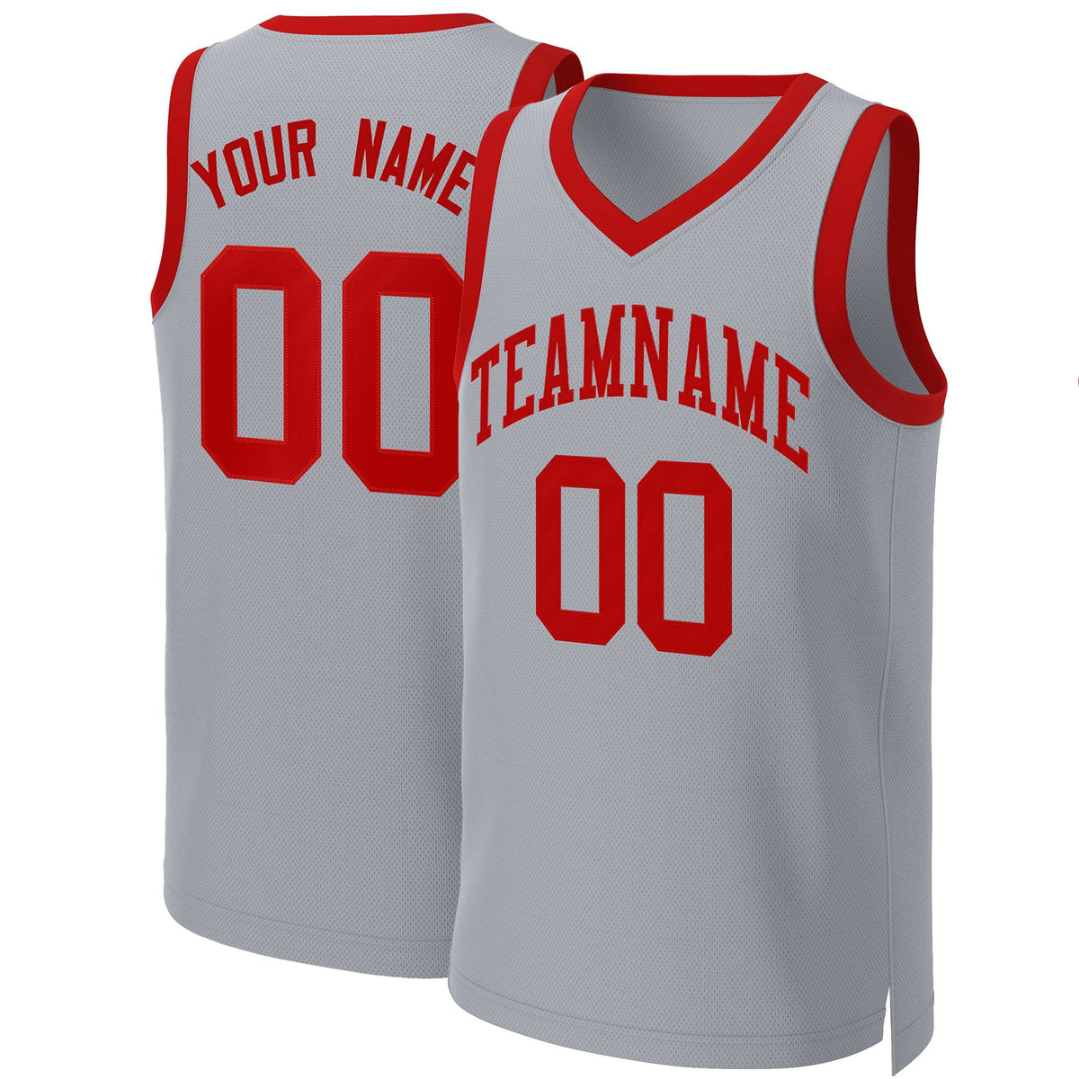 Custom White Red Classic Tops Basketball Jersey | KXKSHOP