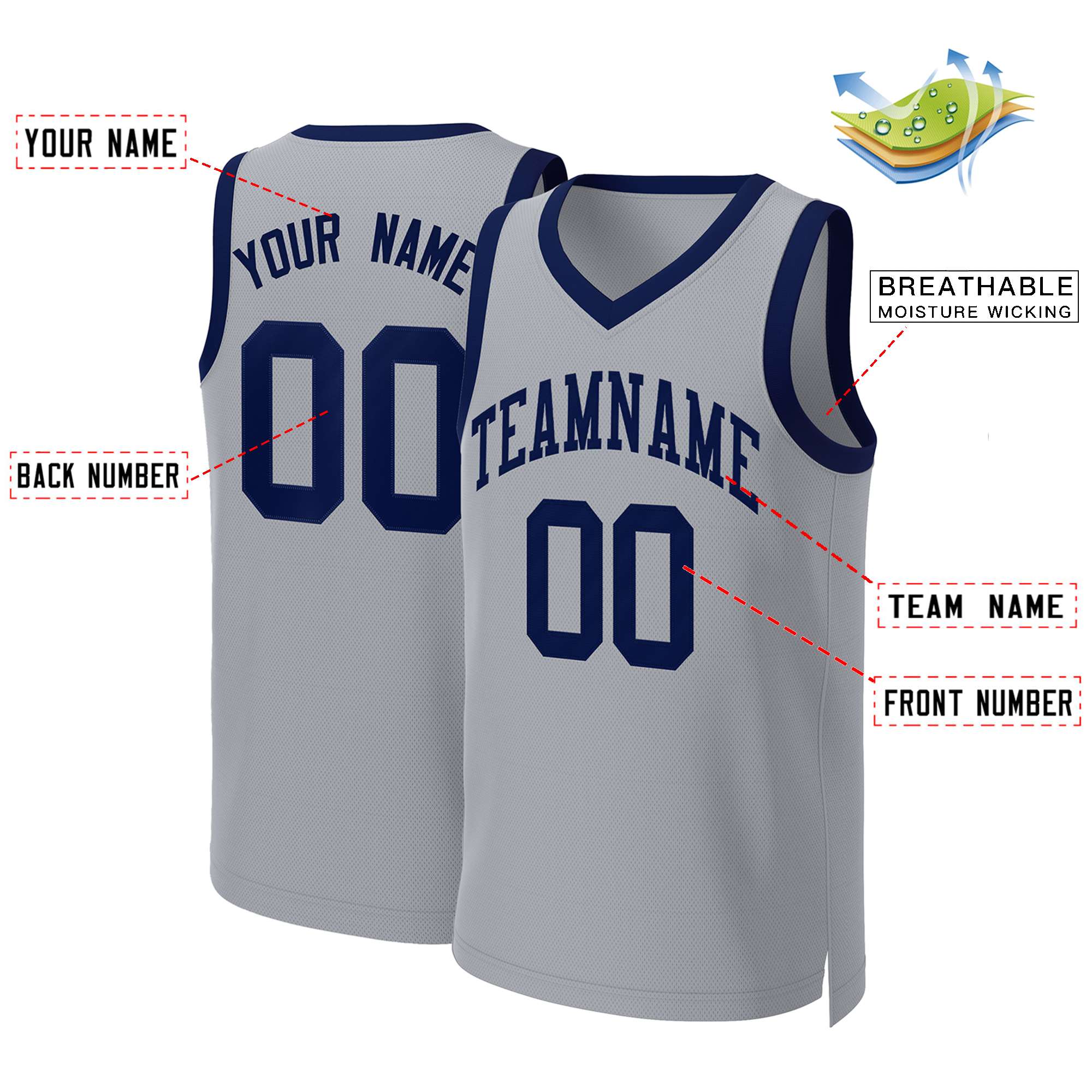 Custom White Red Classic Tops Basketball Jersey | KXKSHOP