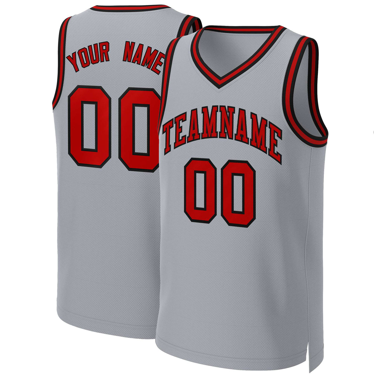Custom White Red Classic Tops Basketball Jersey | KXKSHOP