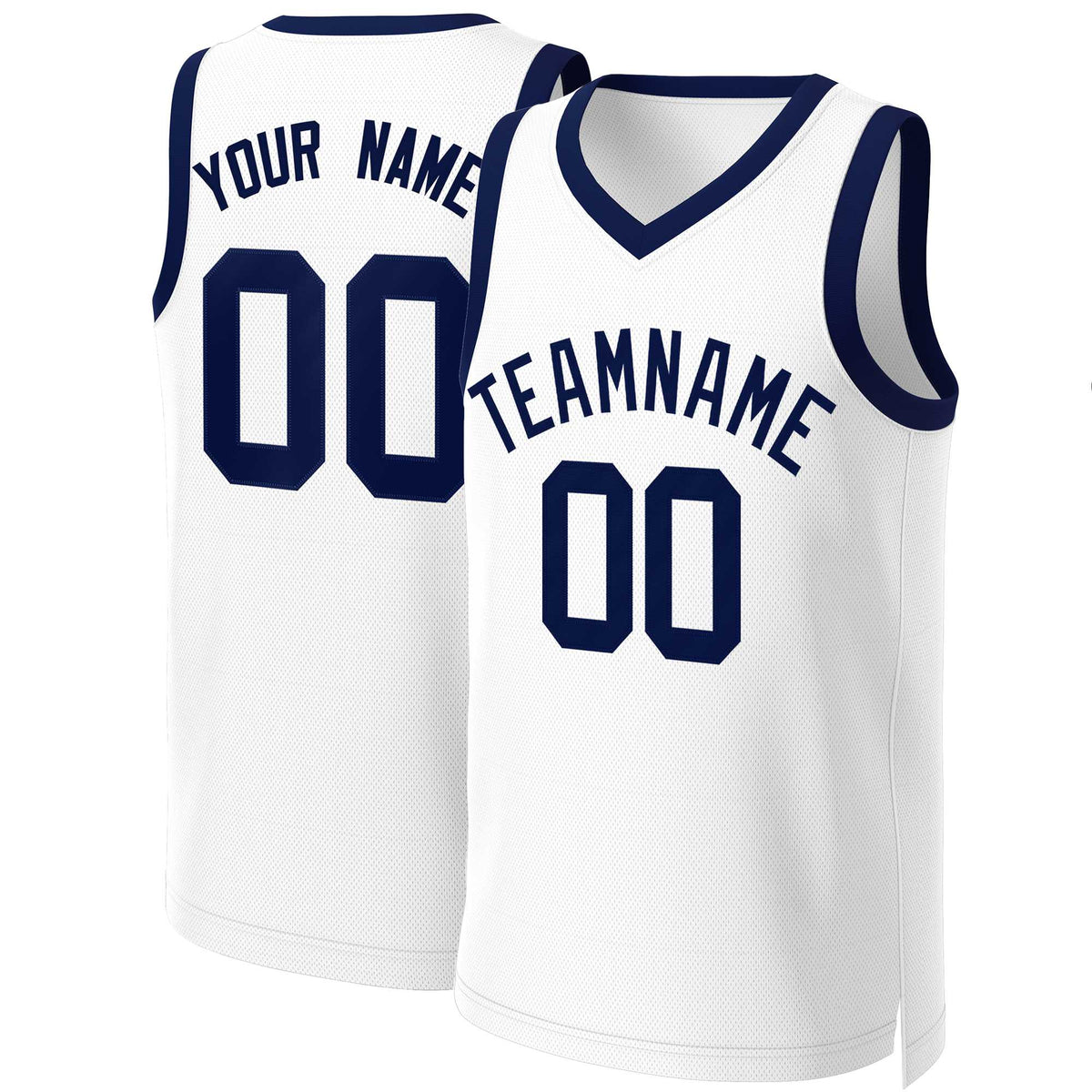 Custom White Red Classic Tops Basketball Jersey | KXKSHOP