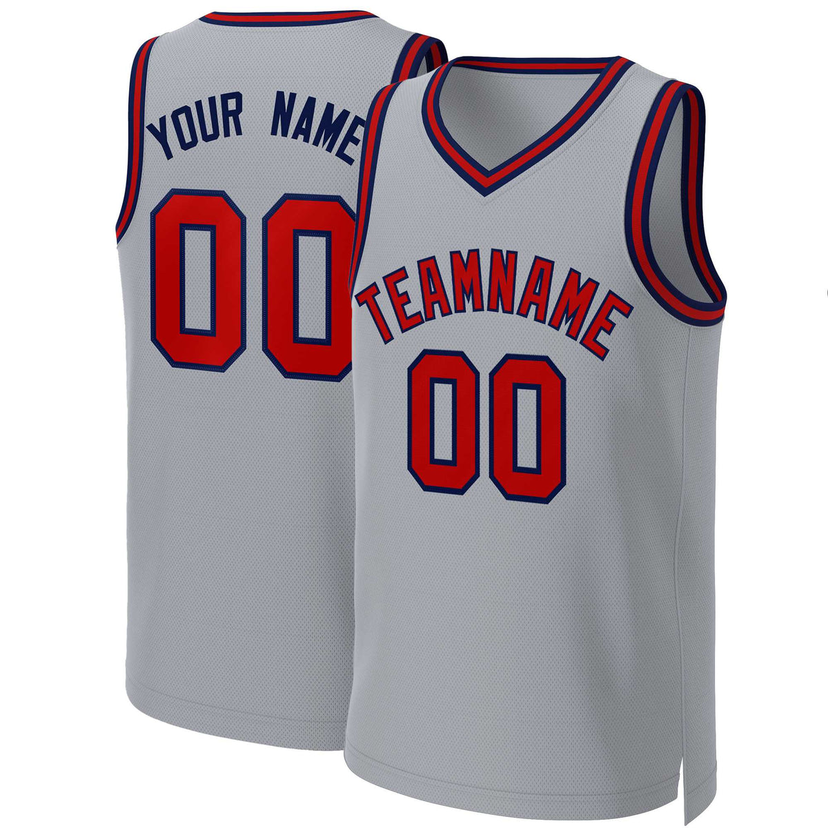 Custom White Red Classic Tops Basketball Jersey | KXKSHOP