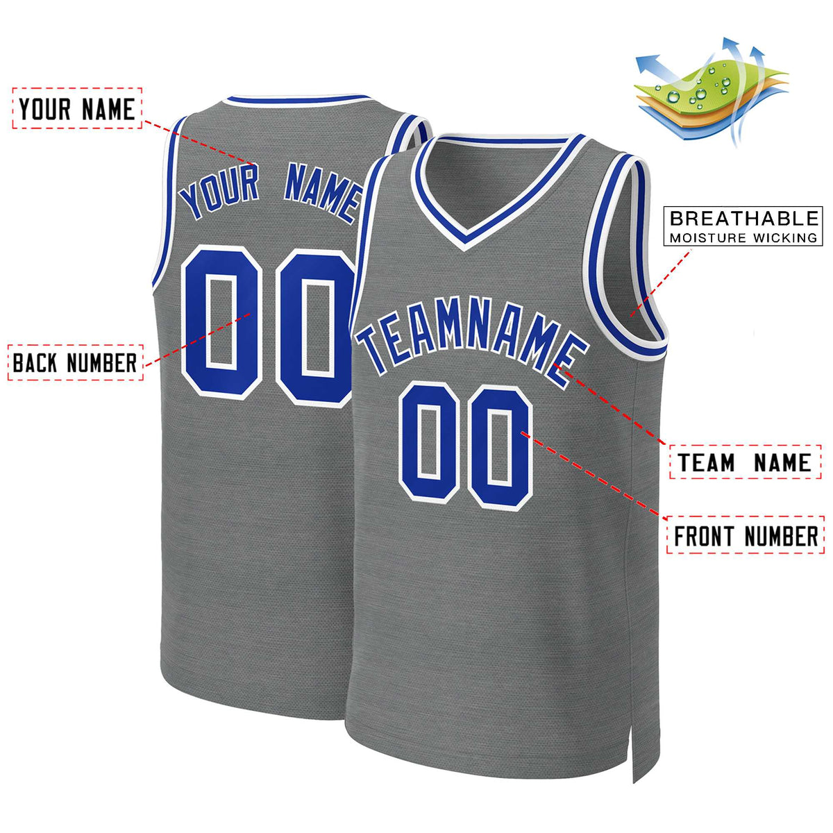 Custom White Red Classic Tops Basketball Jersey | KXKSHOP