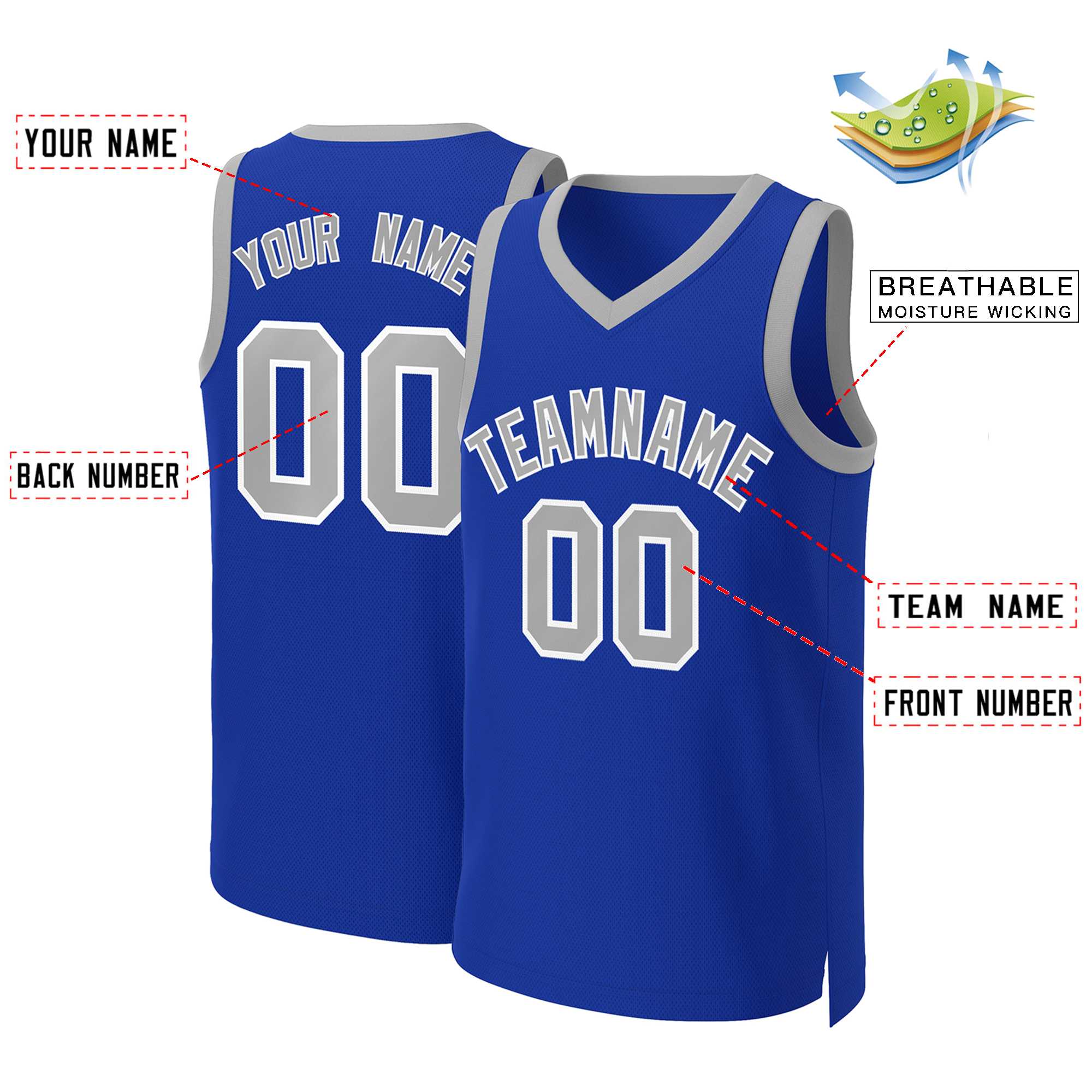 Custom White Red Classic Tops Basketball Jersey | KXKSHOP