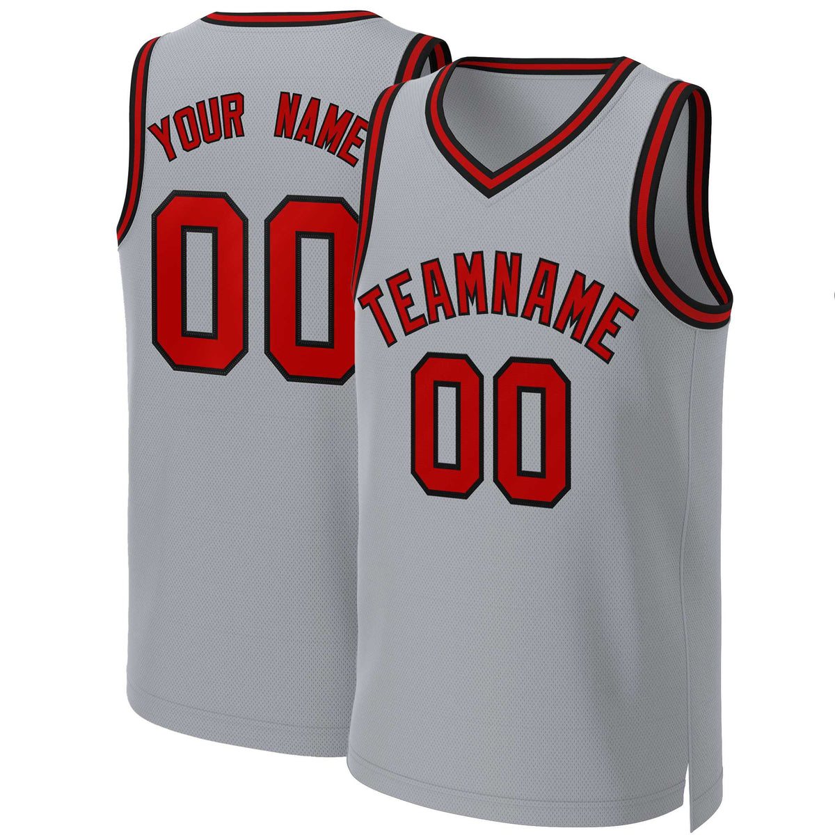 Custom White Red Classic Tops Basketball Jersey | KXKSHOP