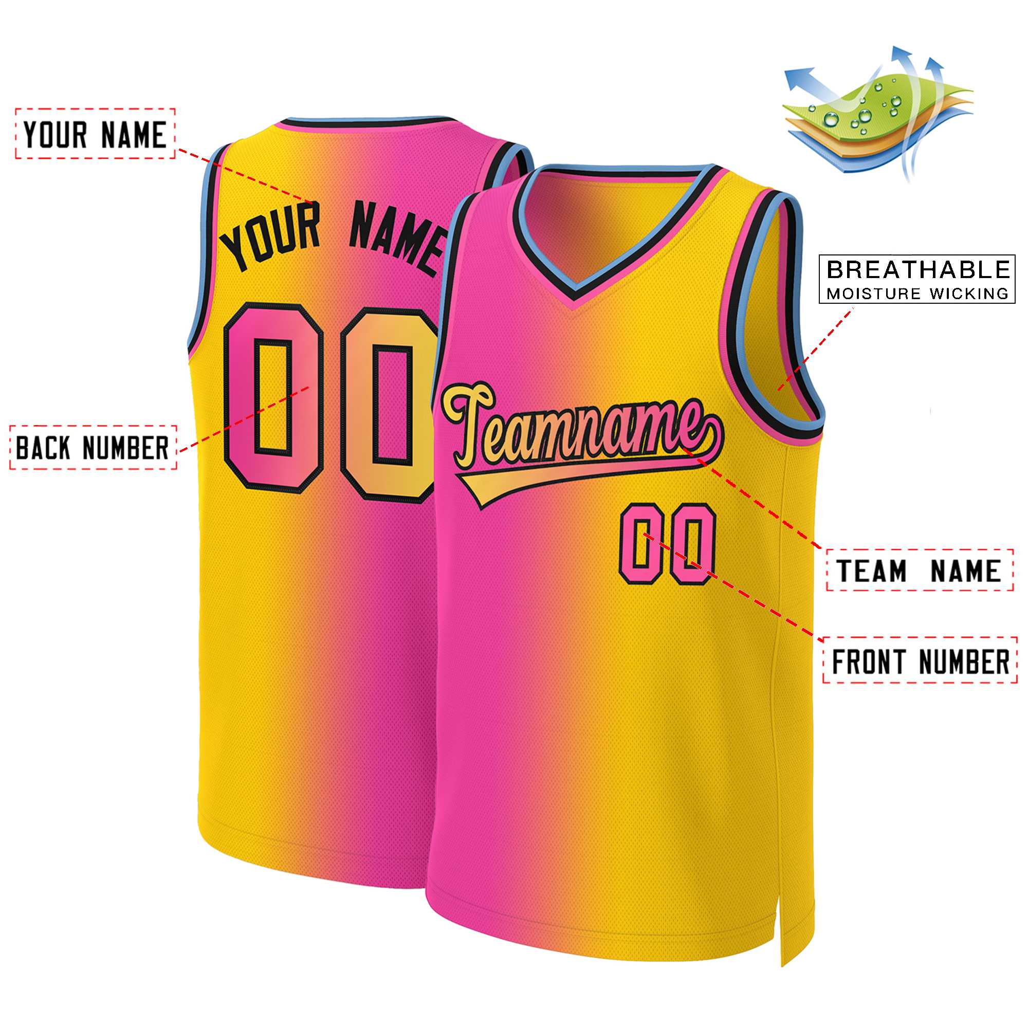 Custom White Red Classic Tops Basketball Jersey | KXKSHOP