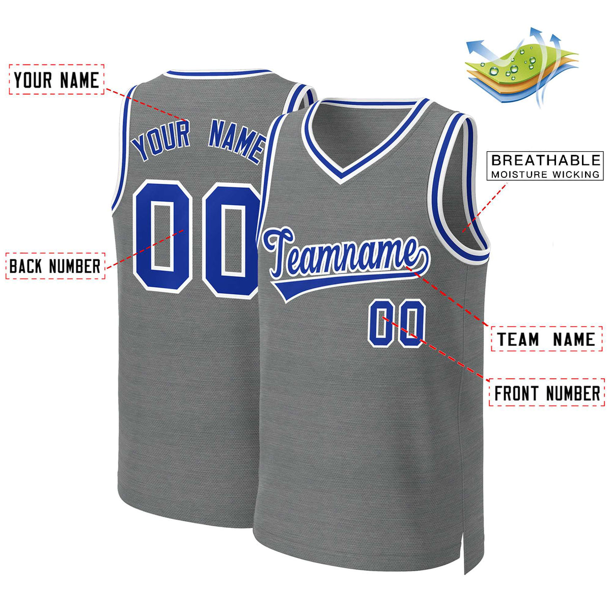 Custom White Red Classic Tops Basketball Jersey | KXKSHOP