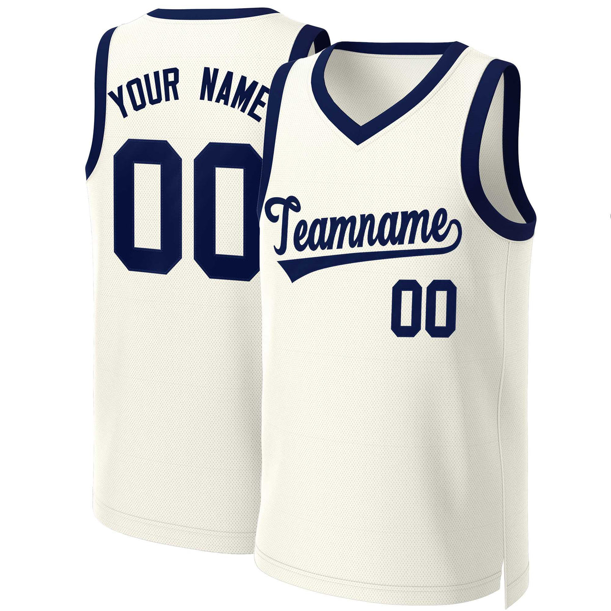 Custom Khaki Navy Classic Tops Basketball Jersey | KXKSHOP