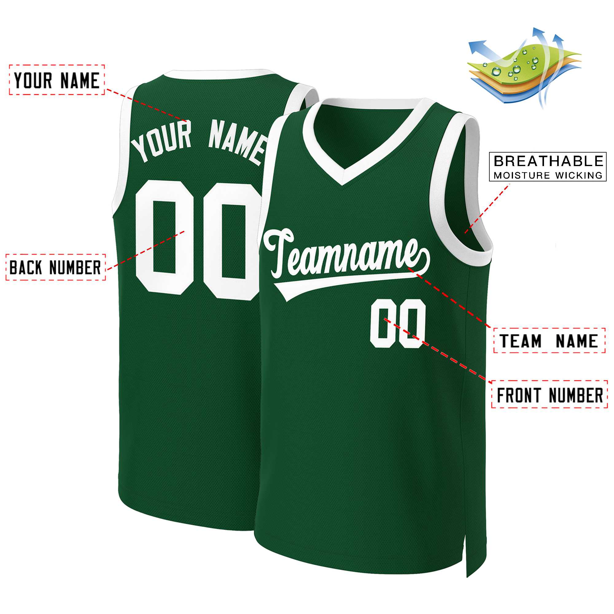 Custom White Red Classic Tops Basketball Jersey | KXKSHOP