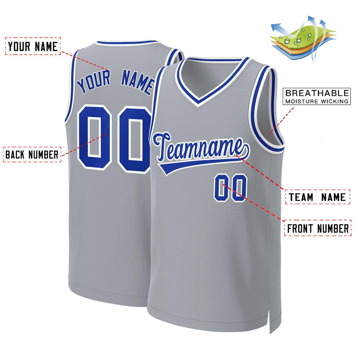 Custom White Red Classic Tops Basketball Jersey | KXKSHOP