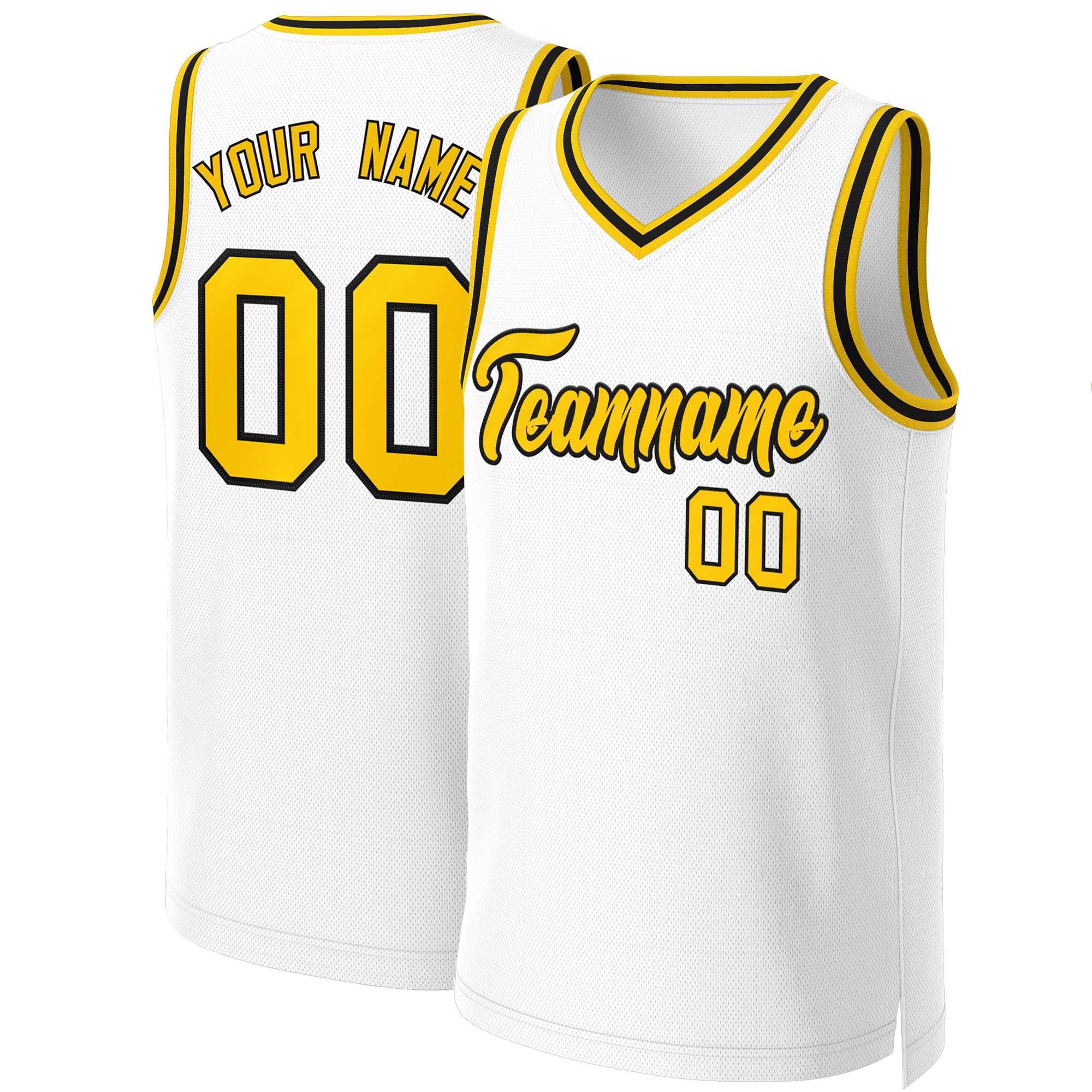 Custom White Red Classic Tops Basketball Jersey | KXKSHOP