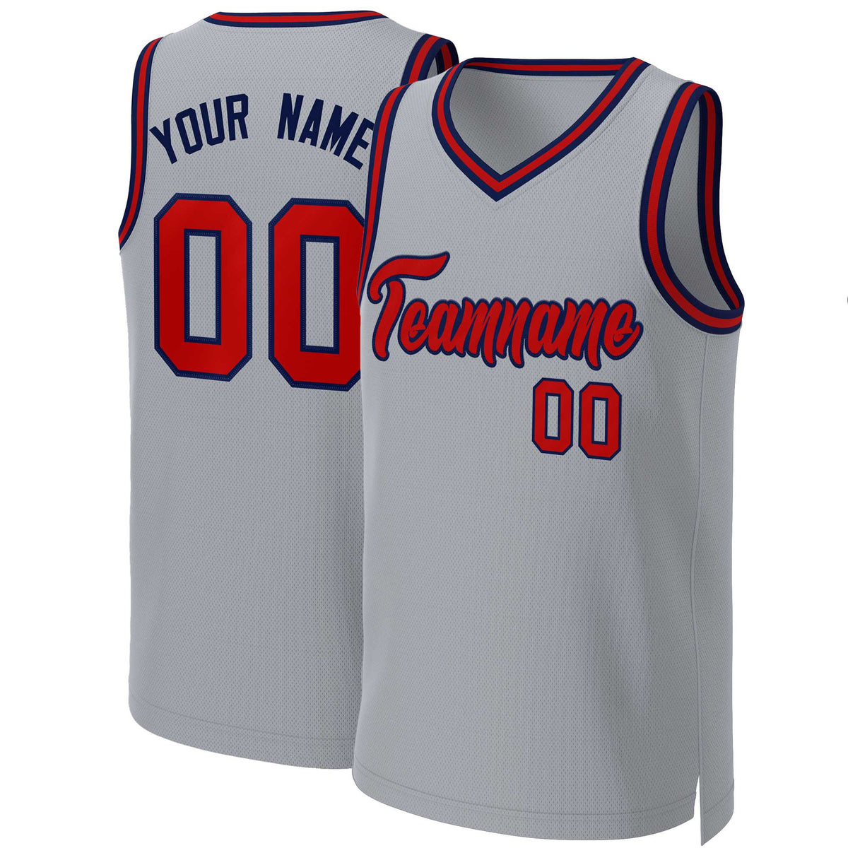 Custom White Red Classic Tops Basketball Jersey | KXKSHOP