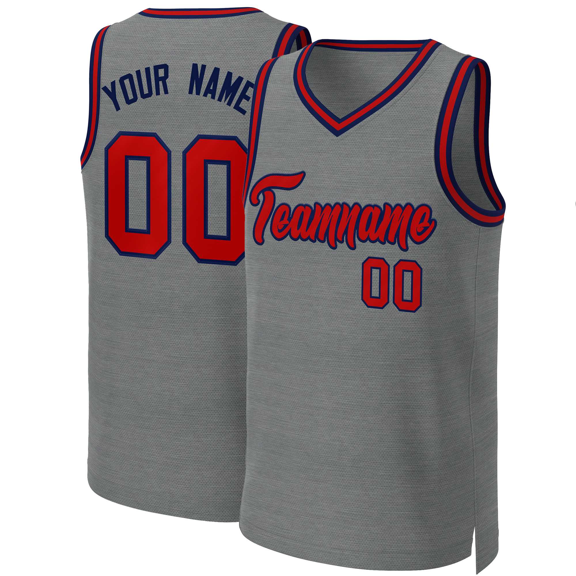 Custom White Red Classic Tops Basketball Jersey | KXKSHOP