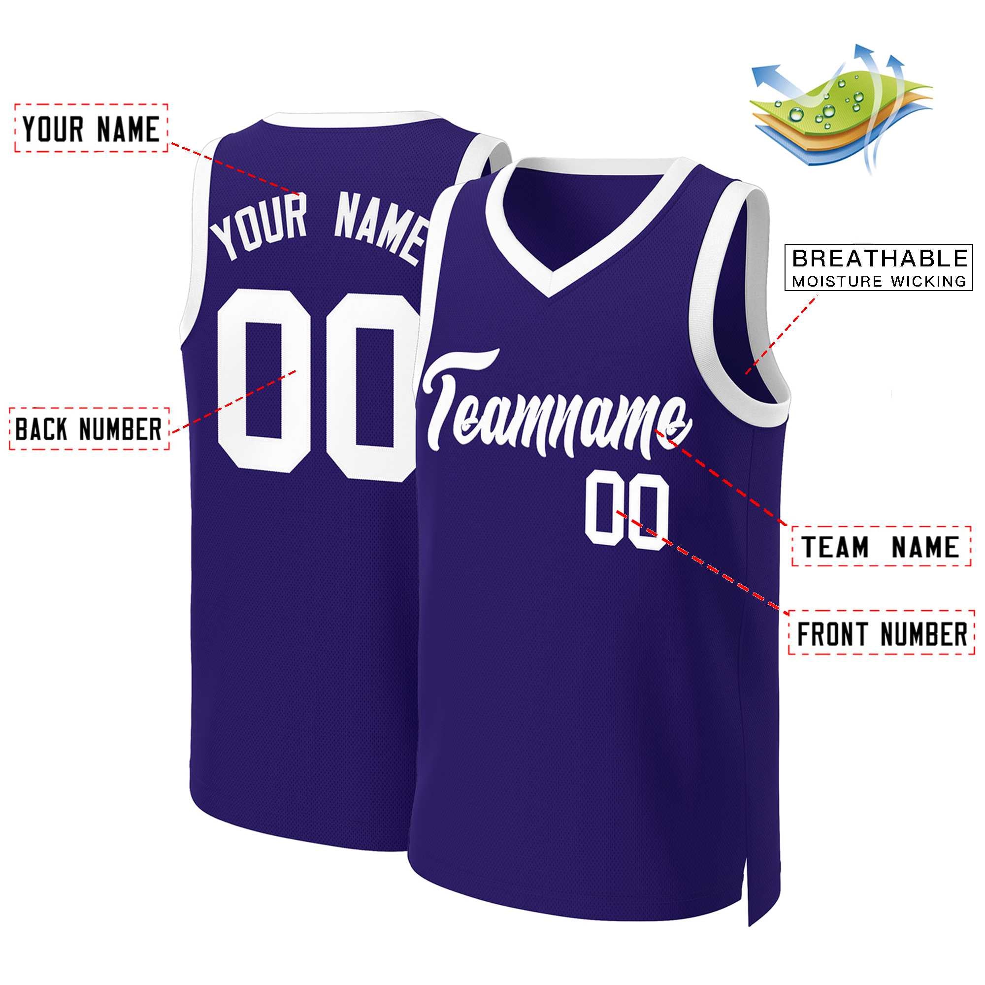 Custom White Red Classic Tops Basketball Jersey | KXKSHOP