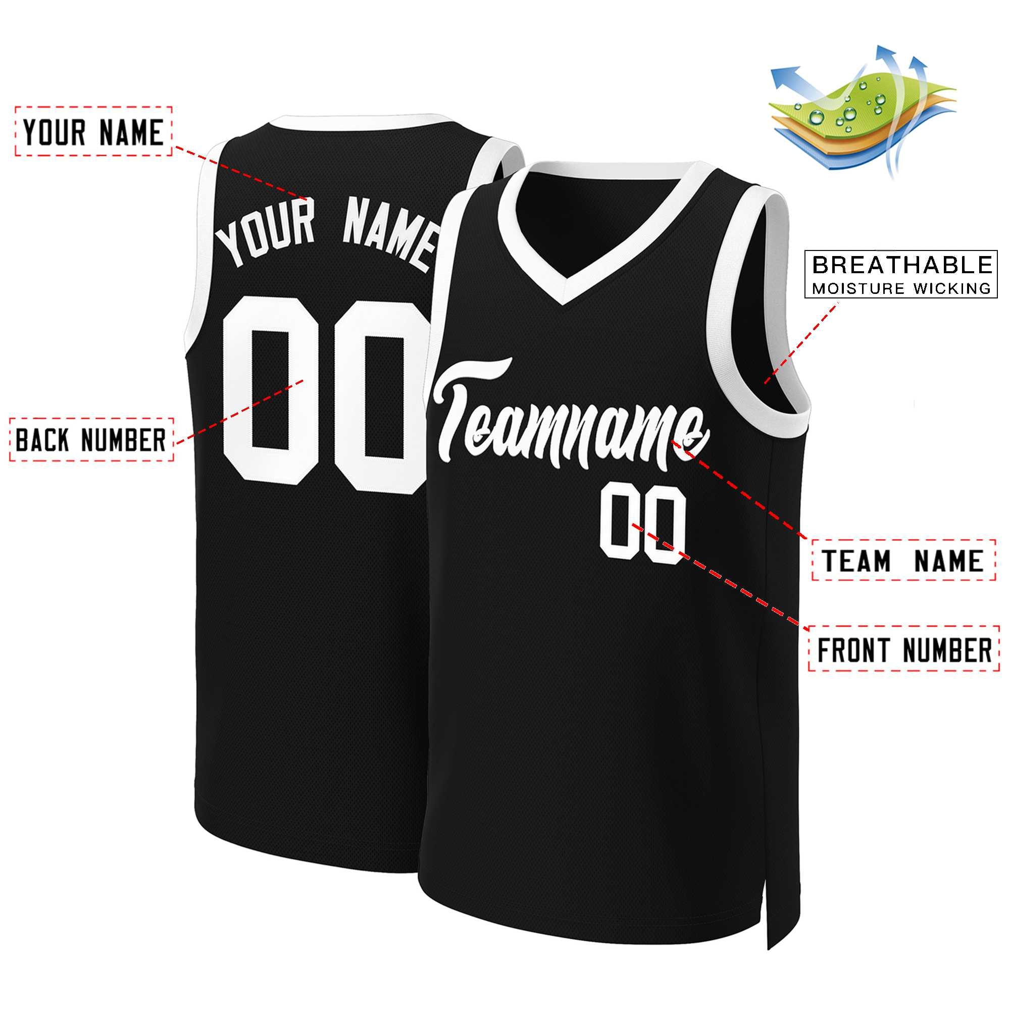 Custom White Red Classic Tops Basketball Jersey | KXKSHOP