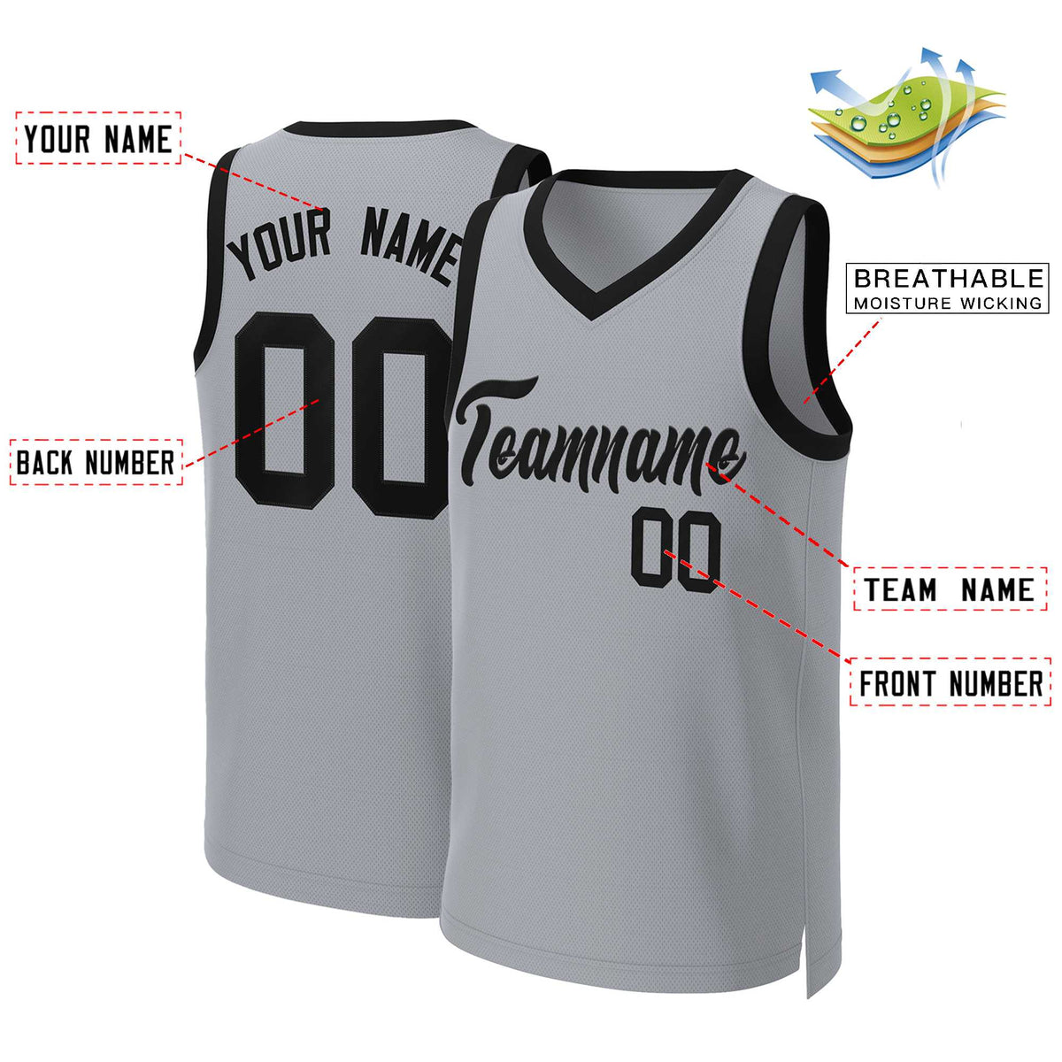 Custom White Red Classic Tops Basketball Jersey | KXKSHOP