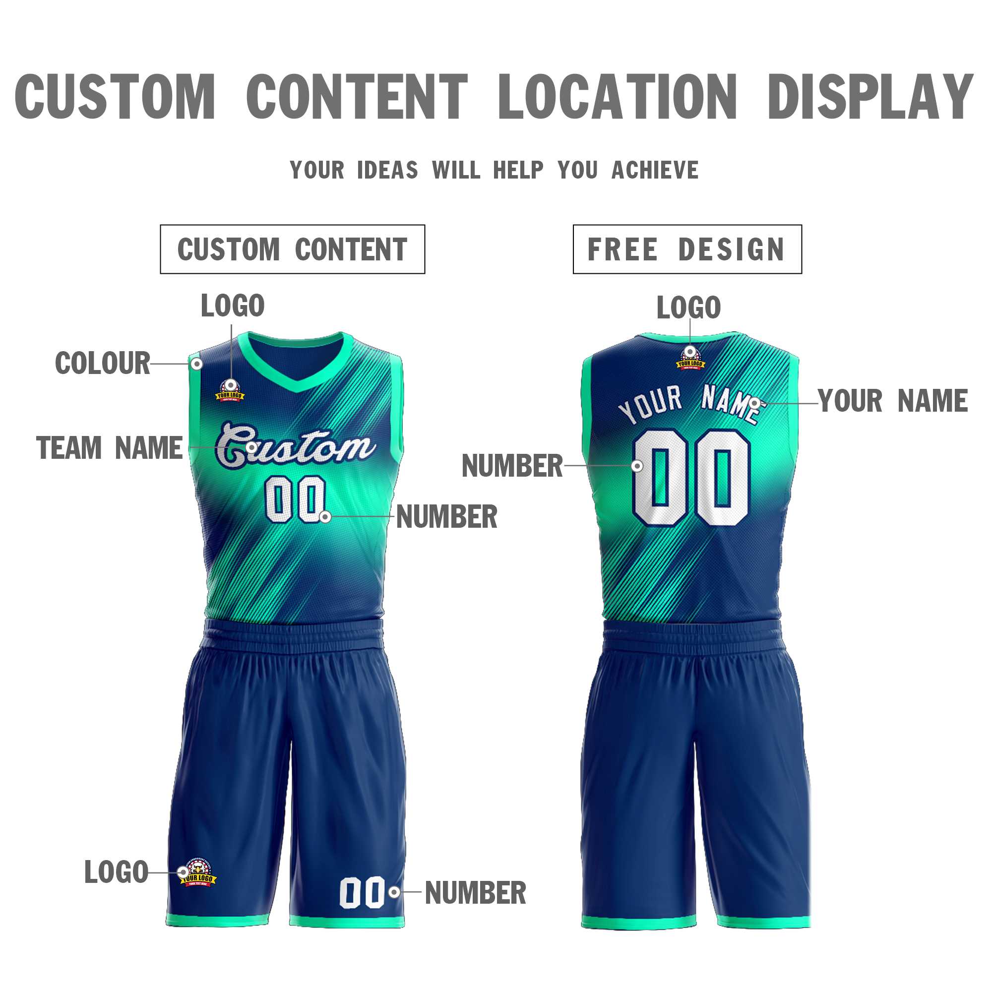 Custom Navy White-Navy Gradient Fashion Kits Slash Basketball Jersey