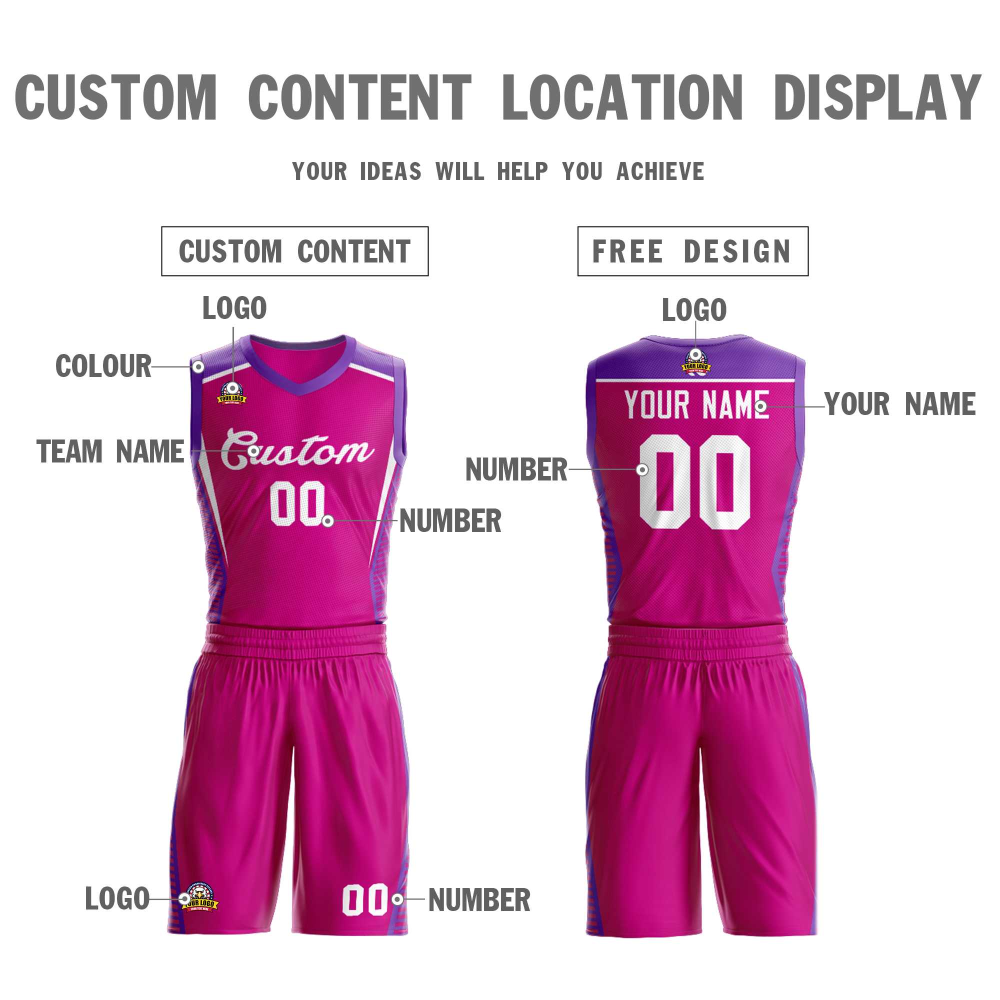Custom Red Red Classic Kits Mesh Basketball Jersey