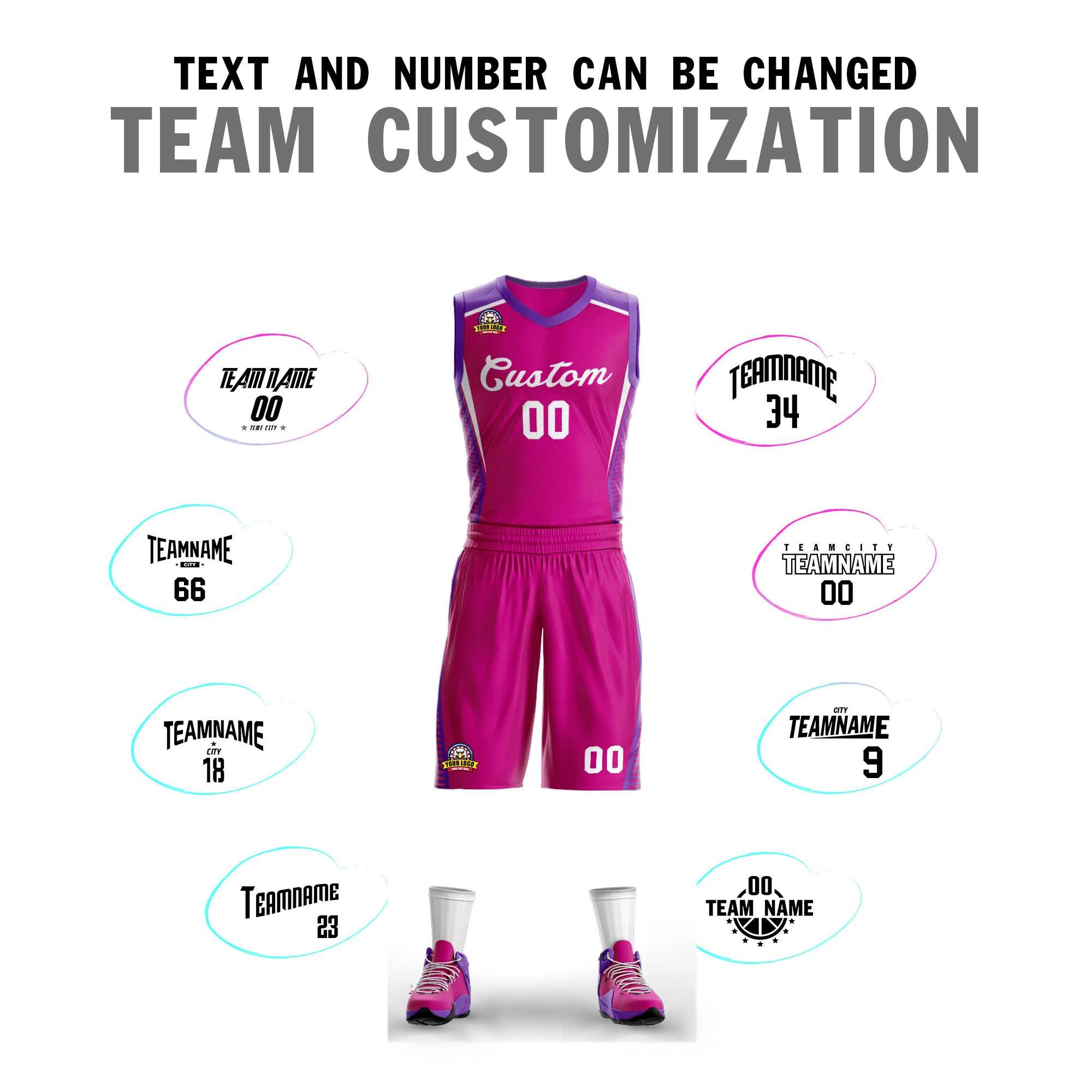 Custom Red Red Classic Kits Mesh Basketball Jersey