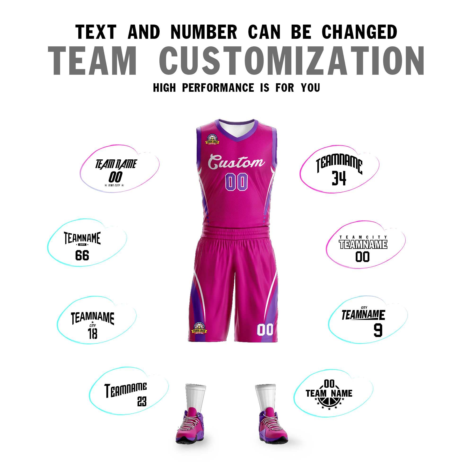 Custom Red White Classic Kits Mesh Basketball Jersey