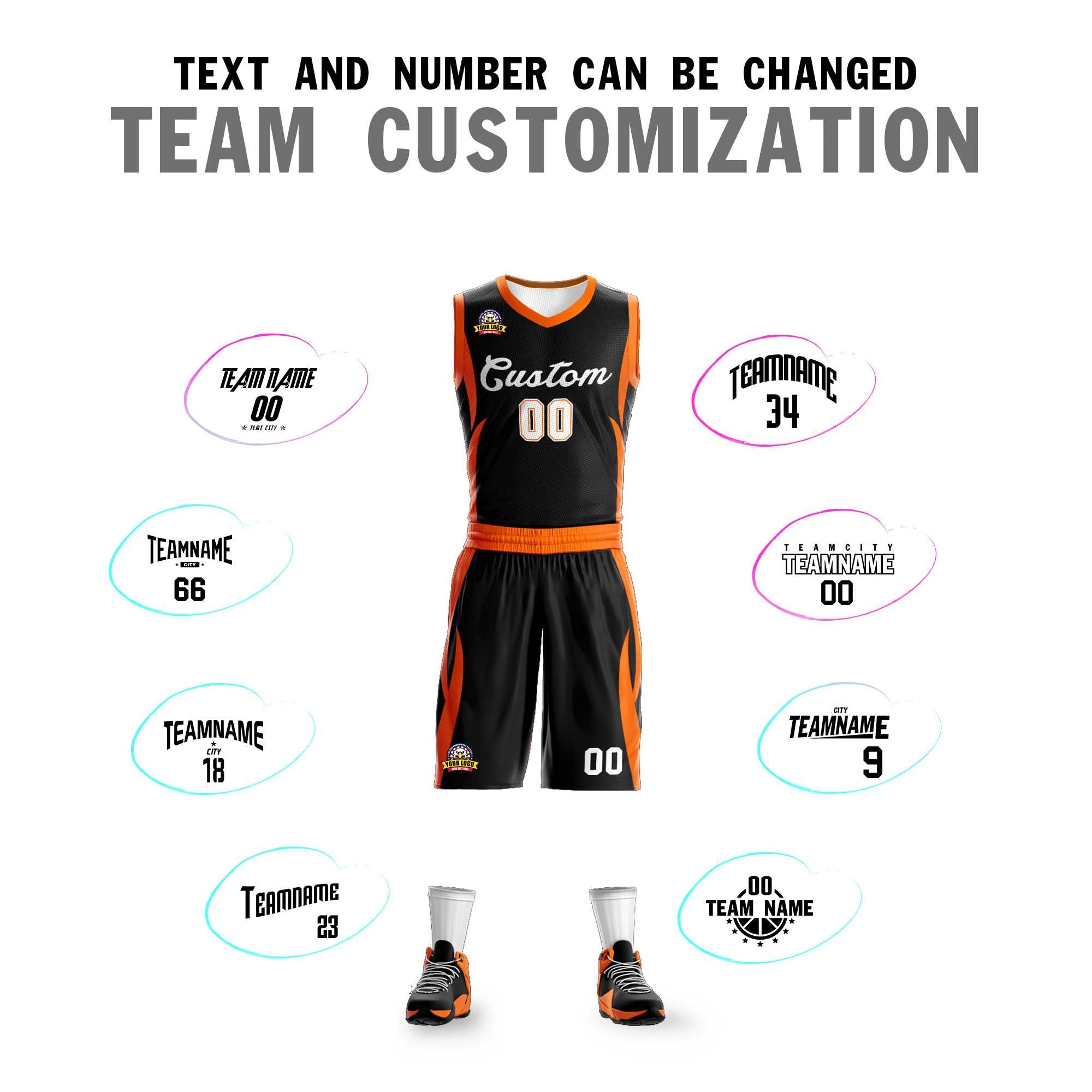 Custom Black White Classic Kits Mesh Basketball Jersey
