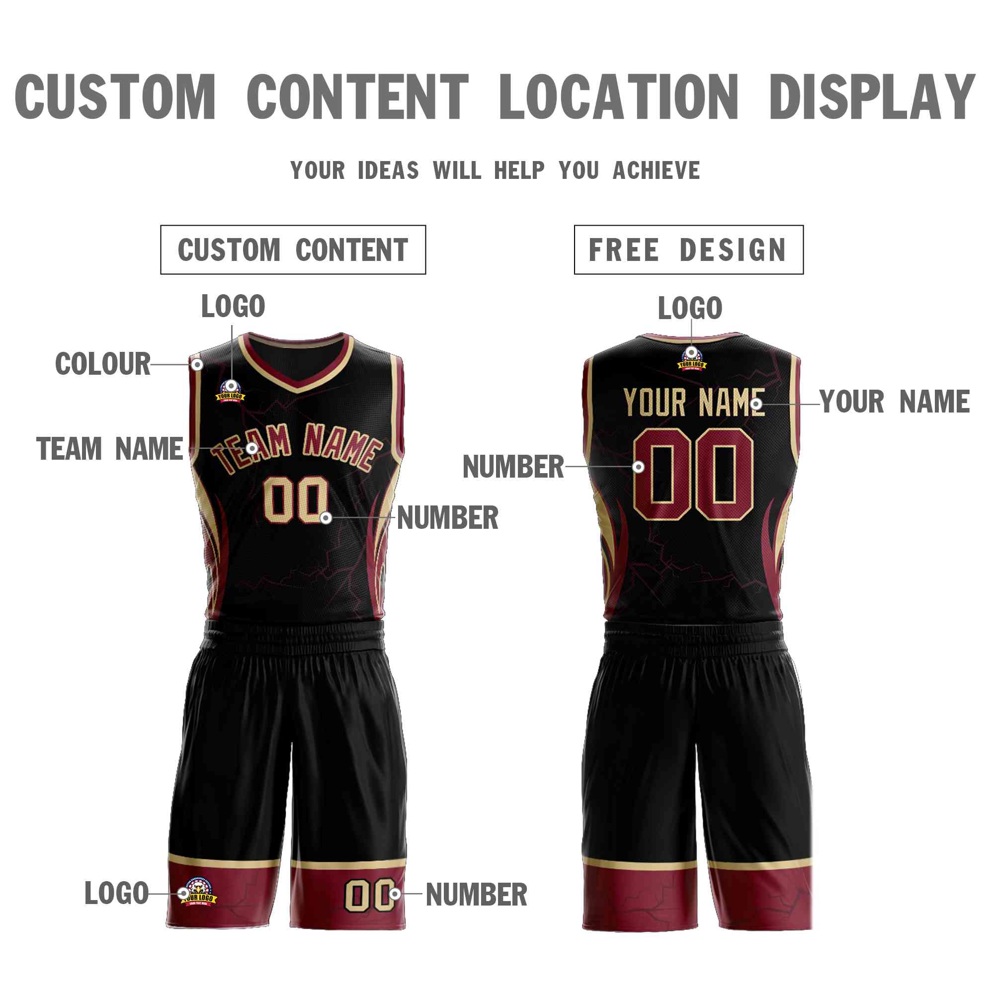 Custom Navy Orange-White Graffiti Pattern kits Lightning Basketball Jersey | KXKSHOP