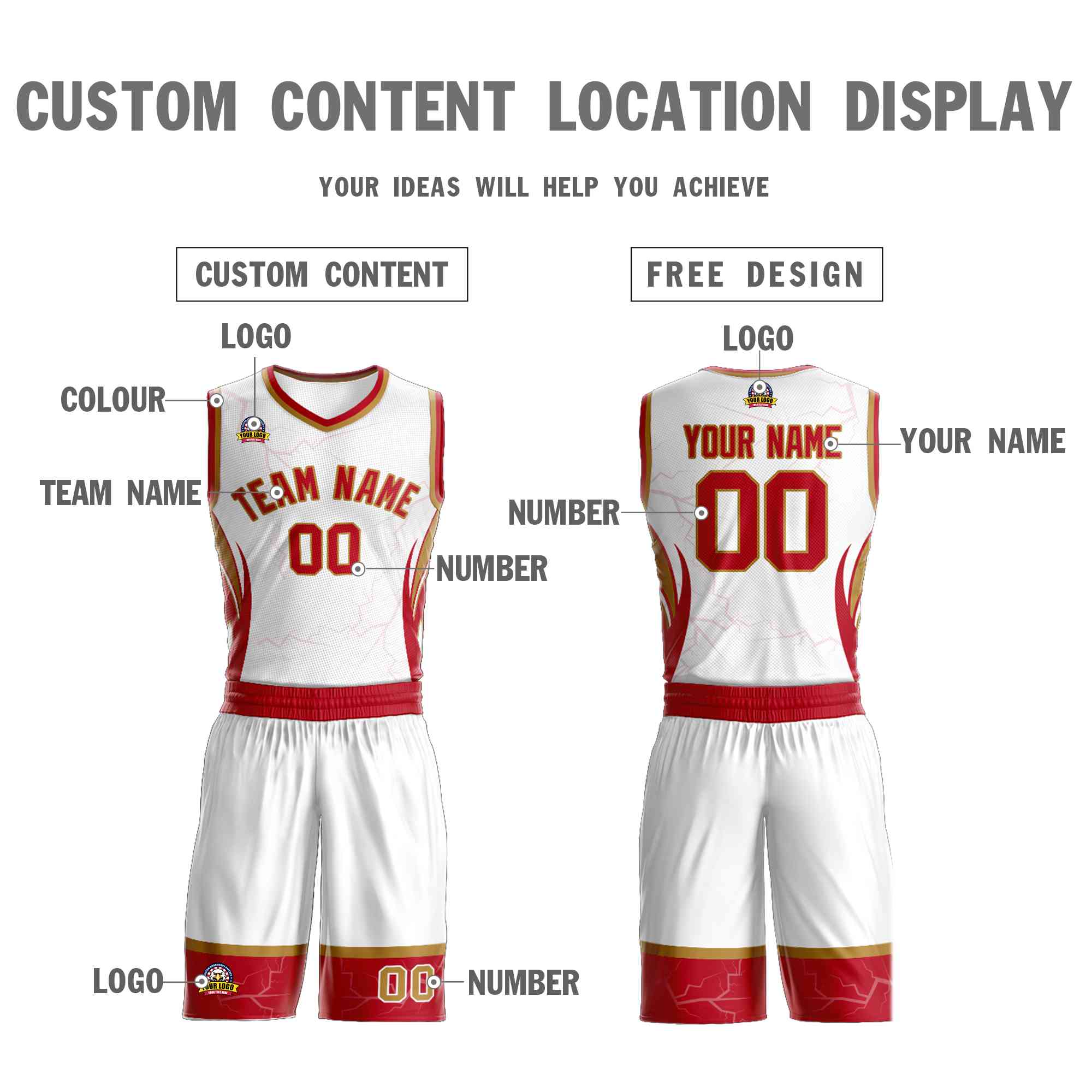 Custom Navy Orange-White Graffiti Pattern kits Lightning Basketball Jersey | KXKSHOP