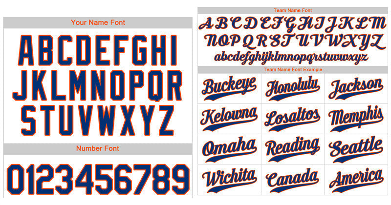 Custom White Royal-Orange Bull Stripe Fashion Authentic Baseball Jersey