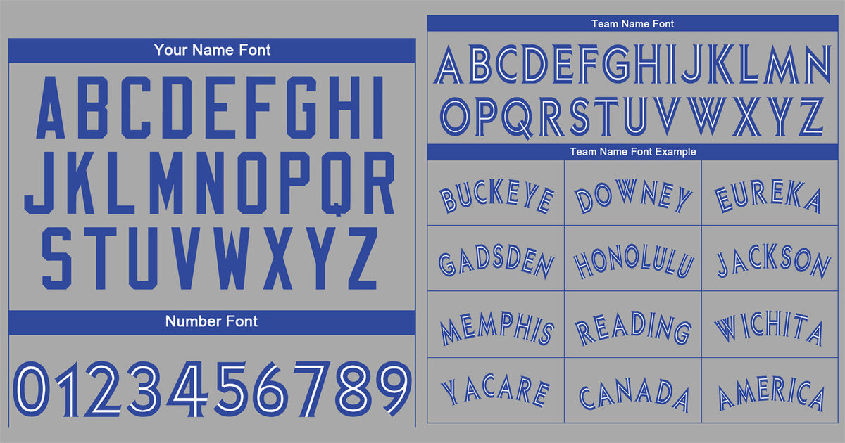 Custom Gray Royal-White Classic Style Authentic Baseball Jersey