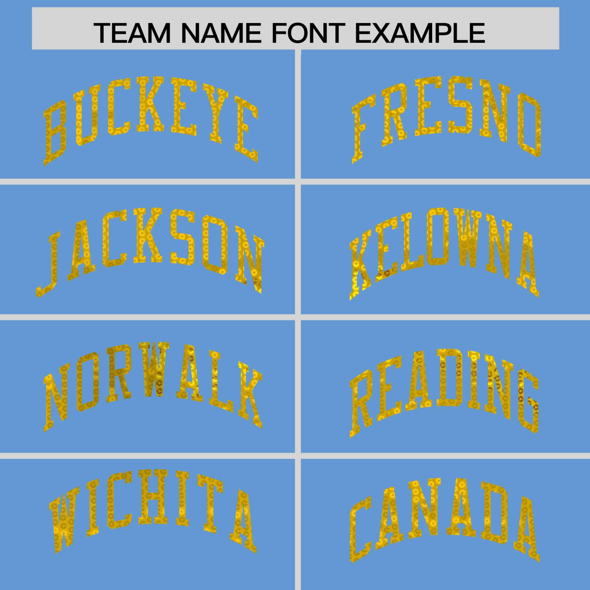 Custom Light Blue Gold Women Basketball Jersey Sequined Dress|KXKSHOP