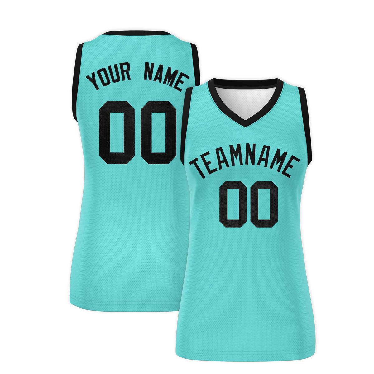 Custom Bright Green Black Women Basketball Jersey Sequined Dress|KXKSHOP