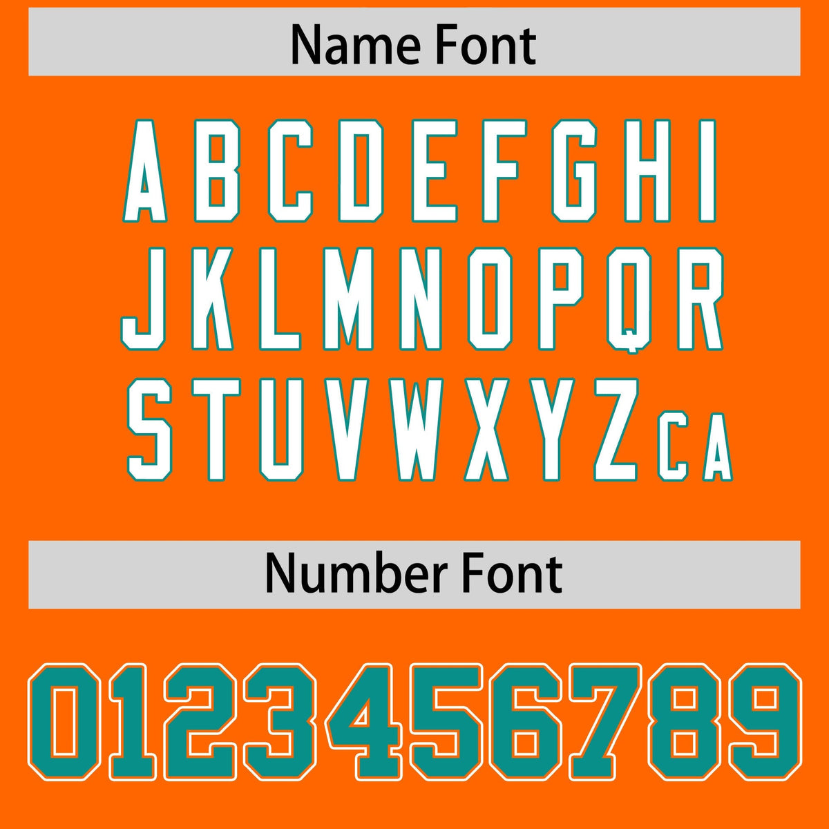 Custom Orange Color Block Mesh Authentic American Football Jersey