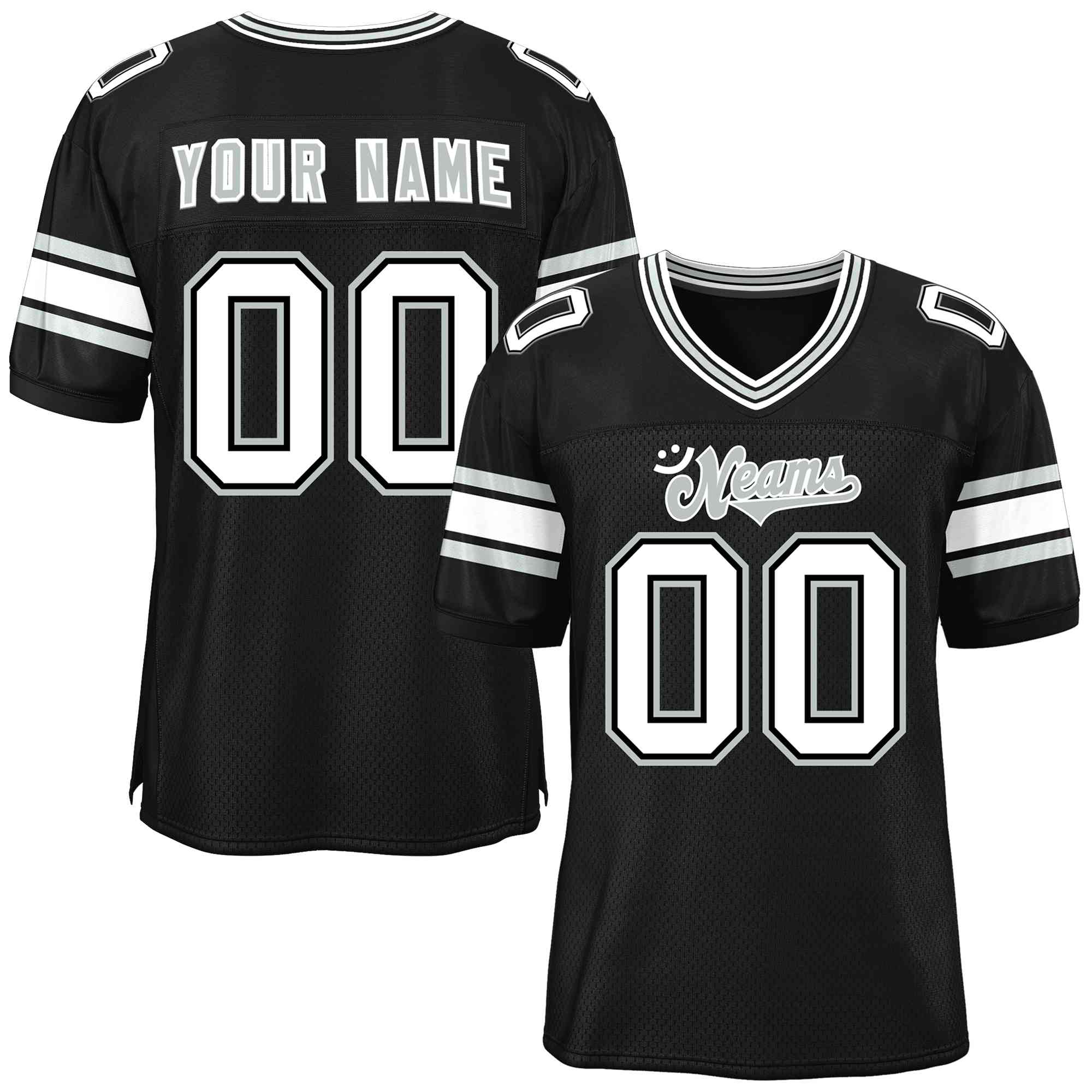 Custom Red Navy-White Classic Style Mesh American Football Jersey | KXKSHOP